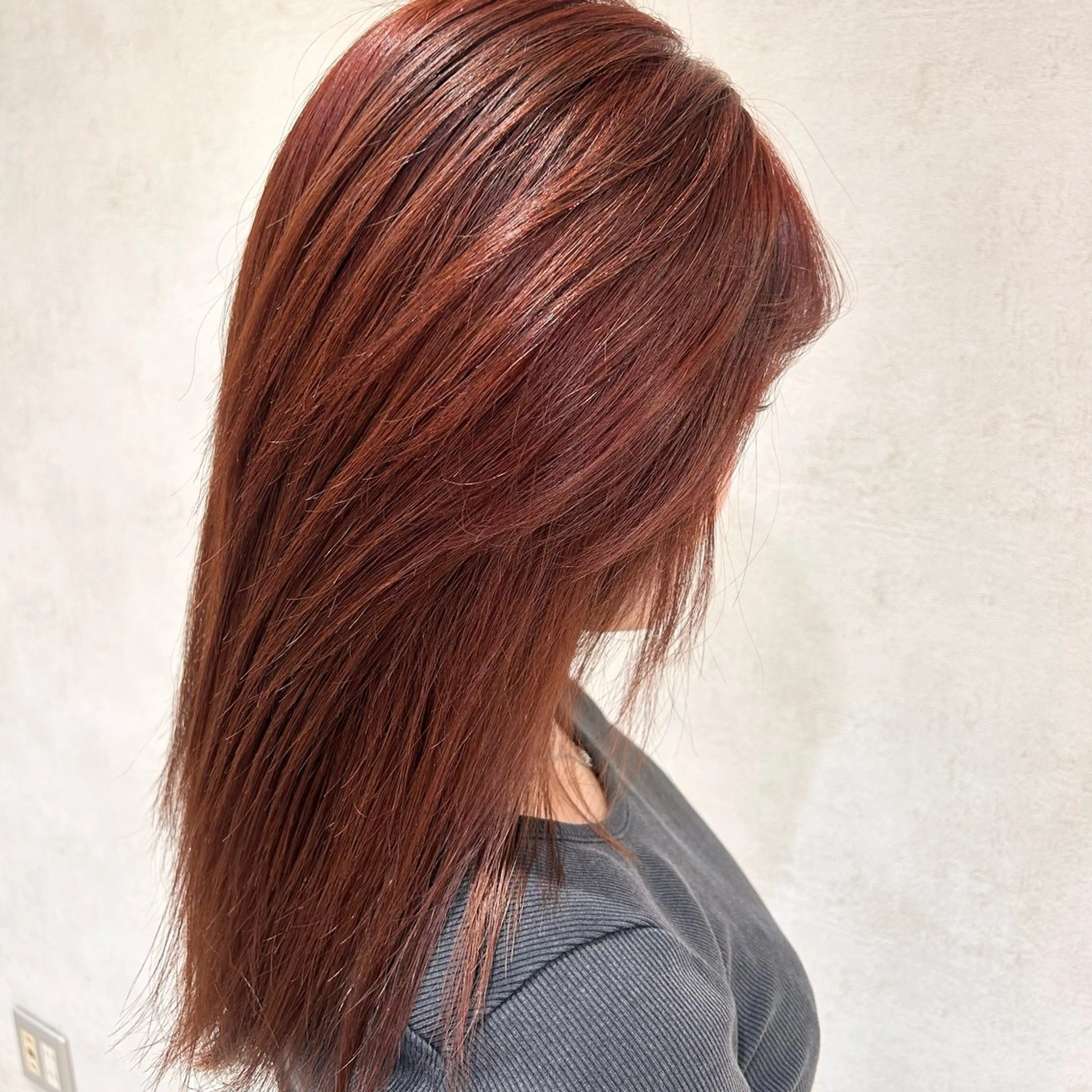 セミロング ヘアカラー トリートメント 透明感カラー/ トリートメント🌷のヘアスタイル