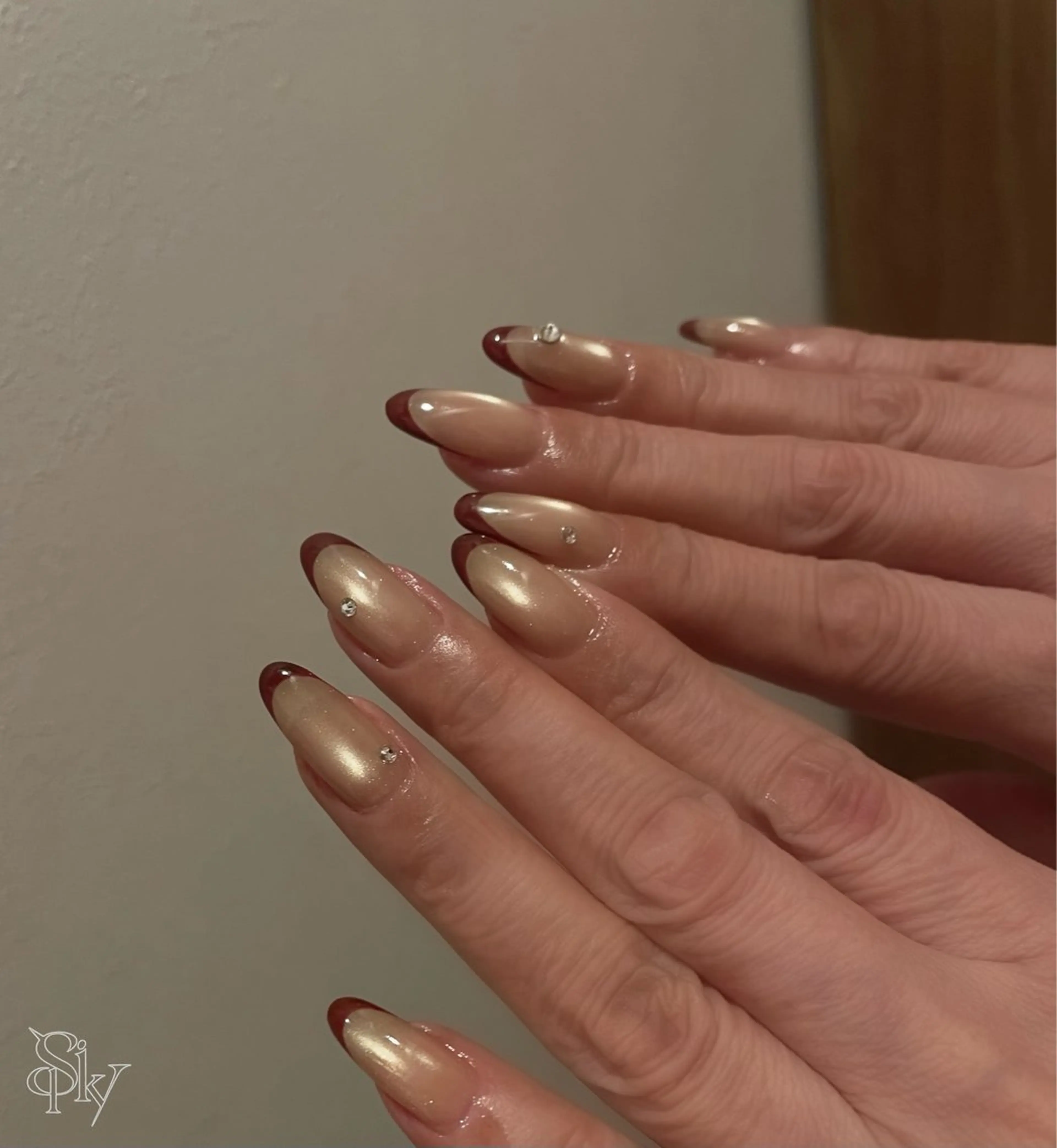 ネイル ハンドネイル Spiky とうげ ふうかのネイルデザイン