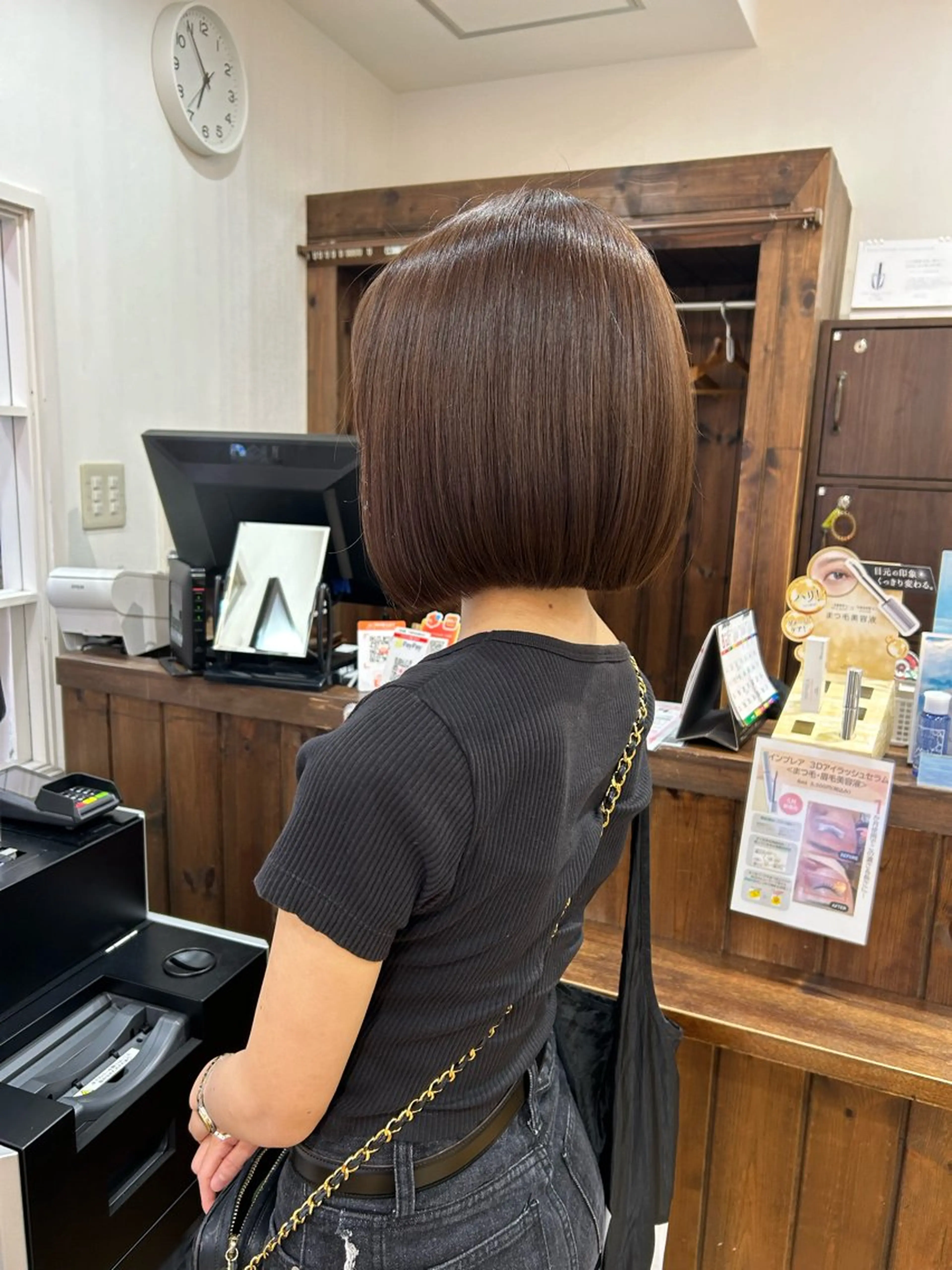 ミディアム 髪質改善 縮毛矯正 トリートメント トリートメント 🦋ショートカット モデル古橋紀輔🦋‪のヘアスタイル