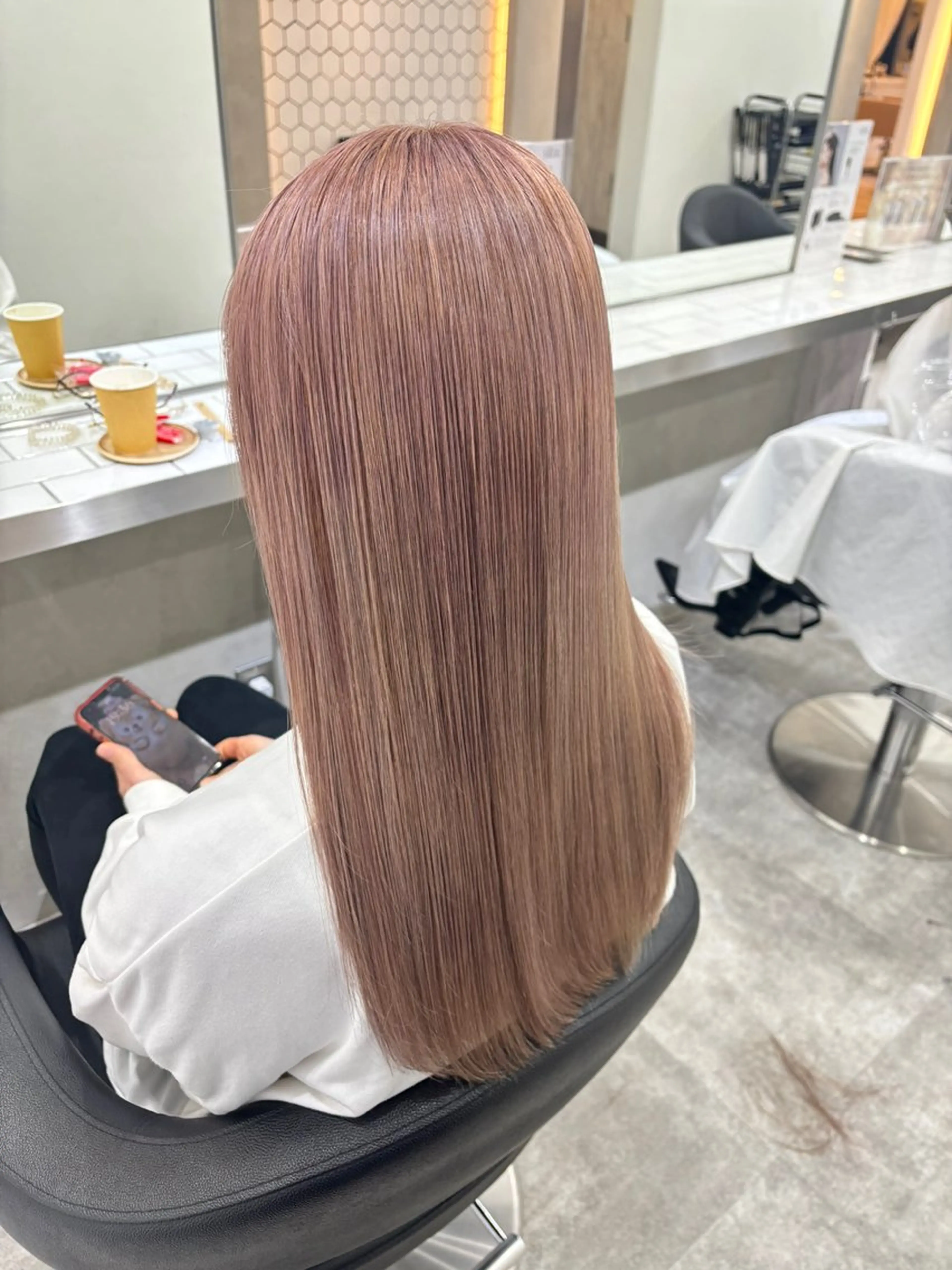 ロング カラー Ｖｉｏｔ  銀座 樋口 桃佳のヘアスタイル