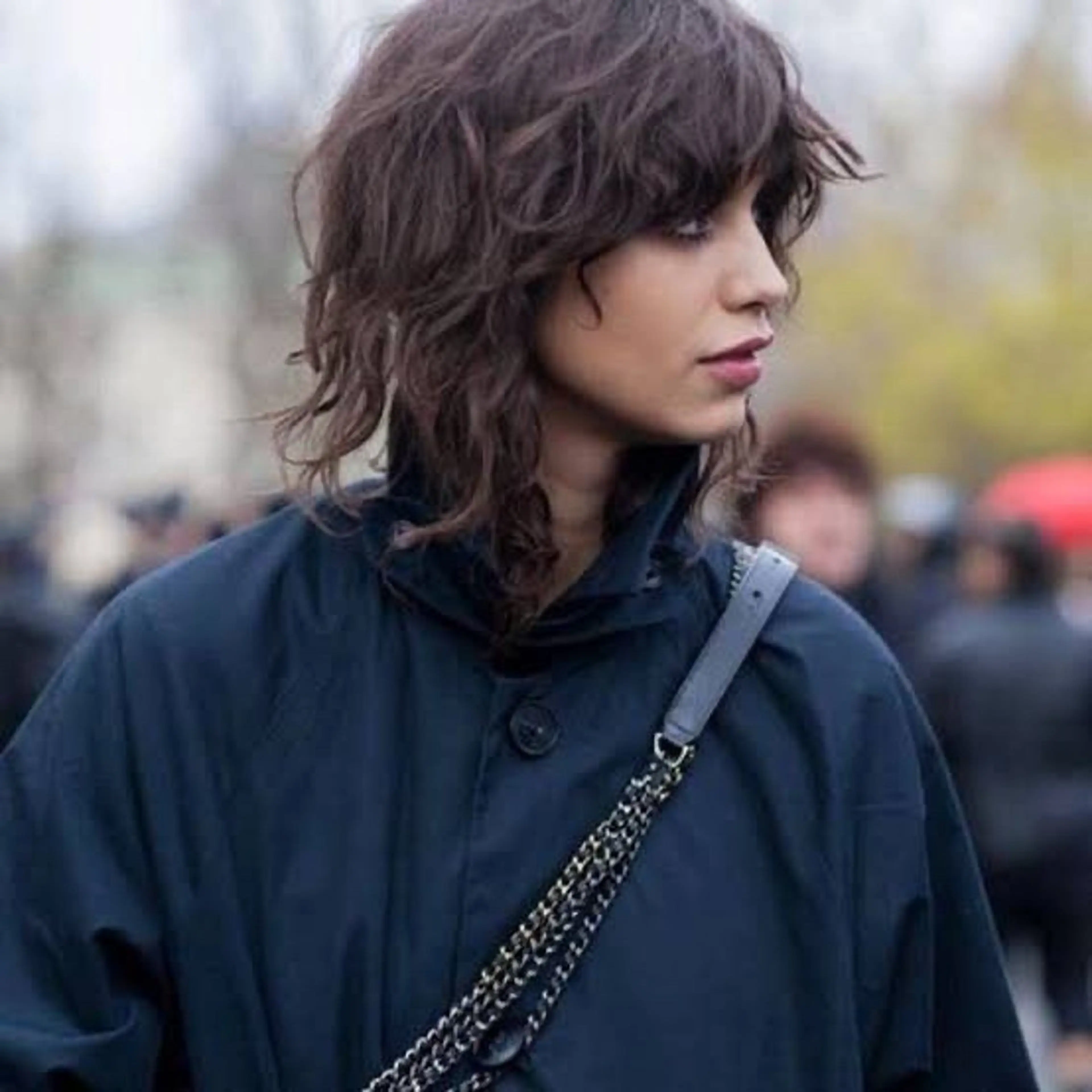 セミロング セミロングパーマ ウルフカット atelier doux dimanche（アトリエ・ドゥー・ディマンシュ）所属・Fukamiレイヤー 透明感カラーのヘアスタイル