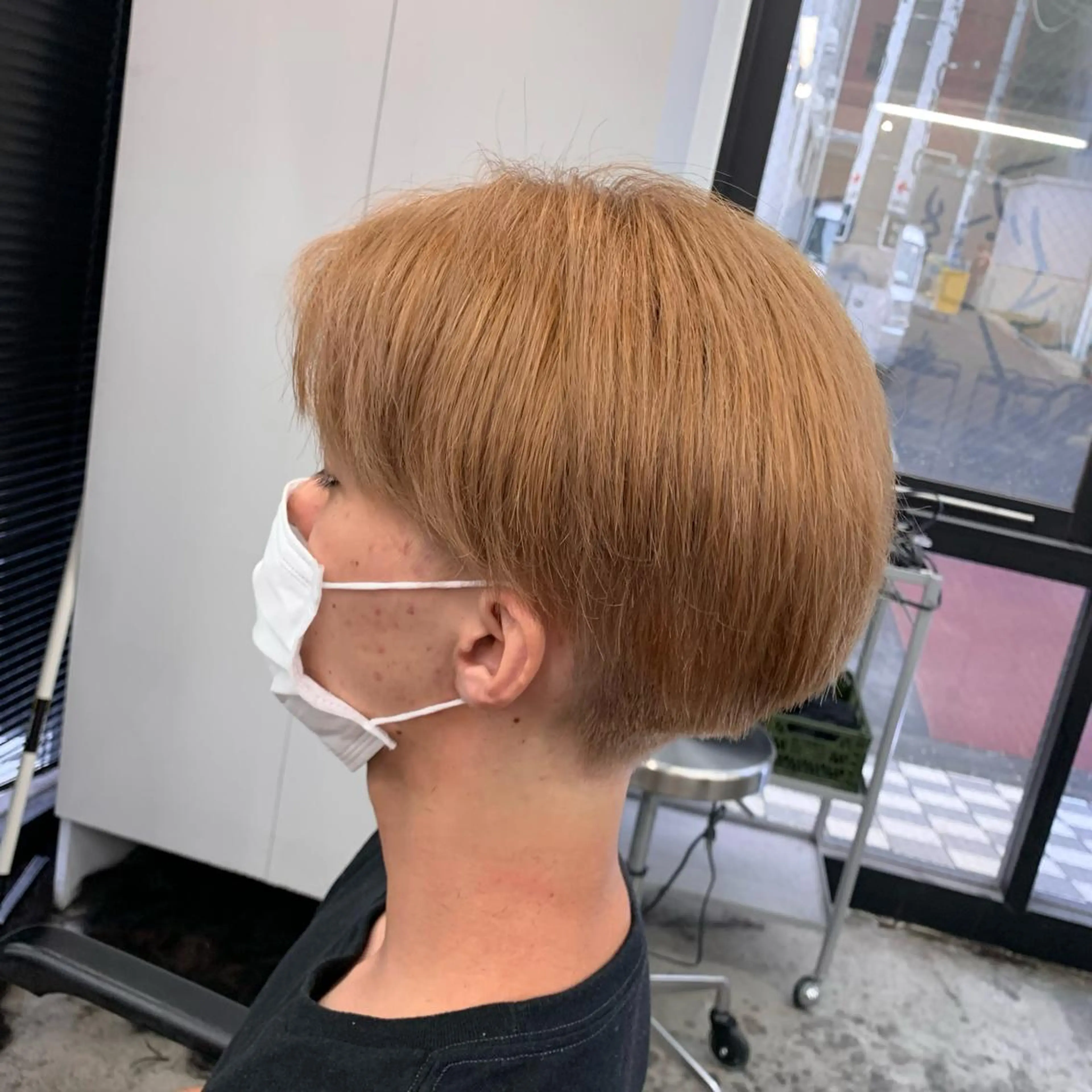 ショート カラー メンズ ブロンド カット ヘアカラー メンズ特化美容師/ 藤戸 椋のヘアスタイル