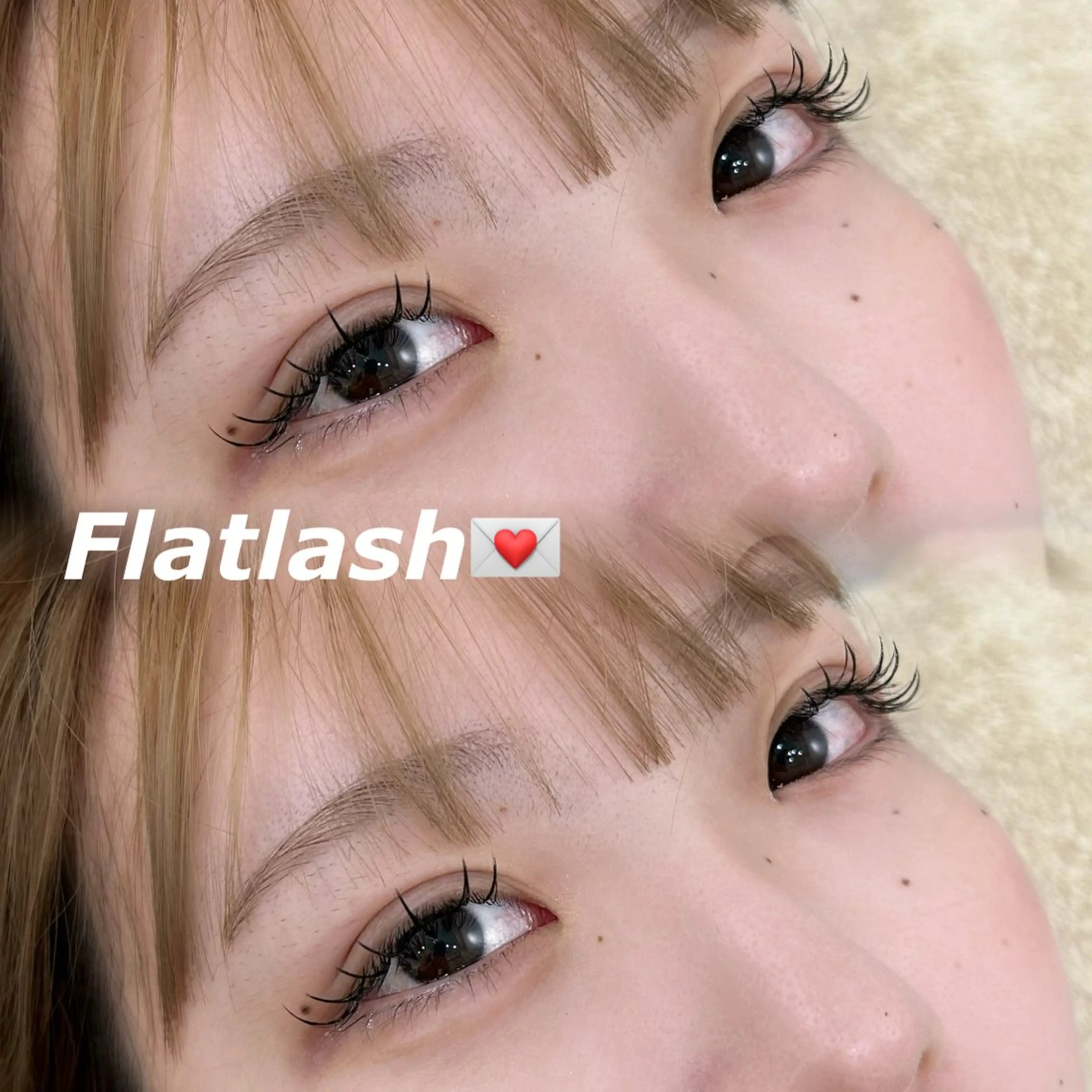 『オフなし』フラットラッシュ120本※施術時間65分⏱‪𓈒𓏸〈恵比寿🐾〉の写真