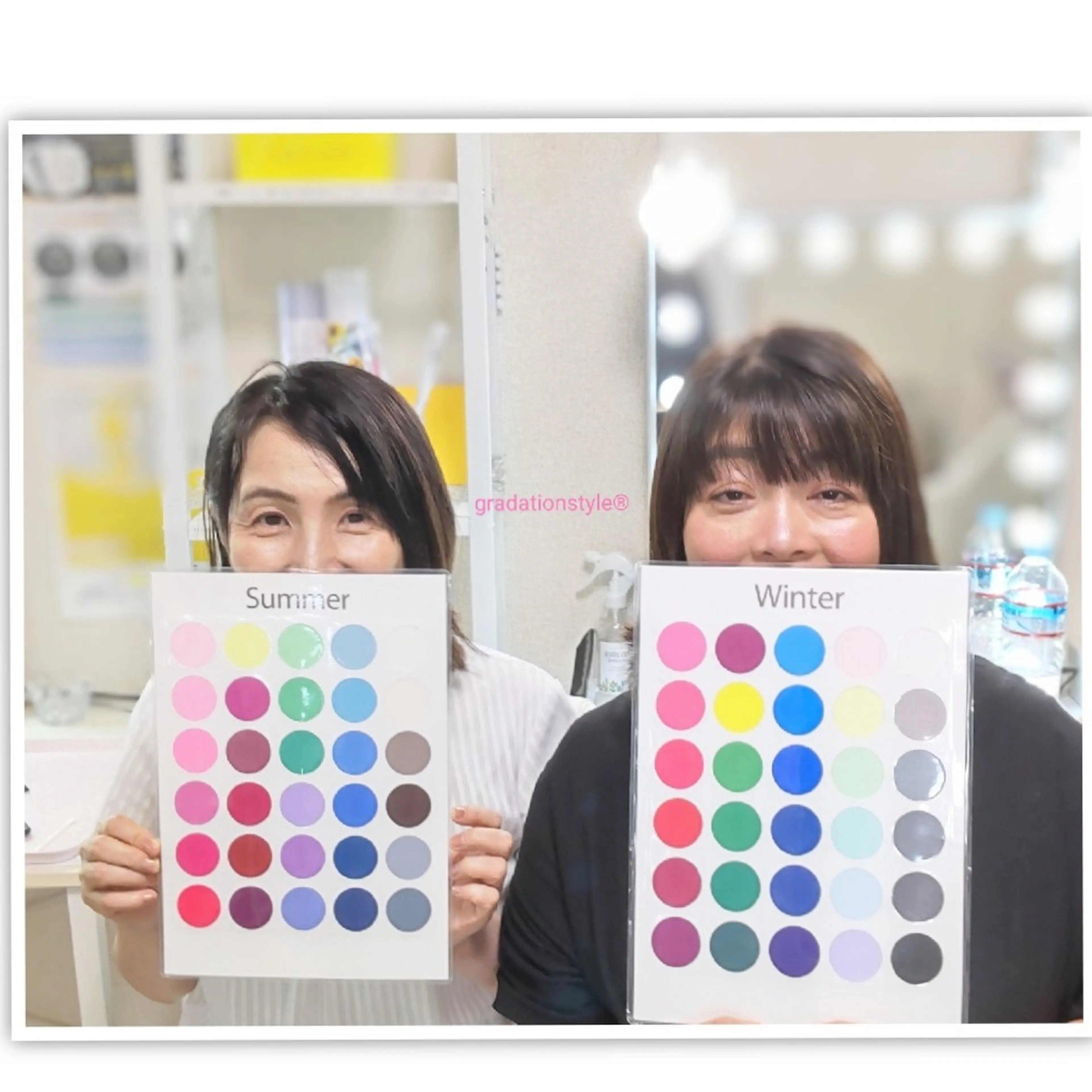 パーソナルカラー診断 骨格診断 顔タイプ診断 🎼グラデーション スタイル札幌♫*✧のマツエク・マツパデザイン