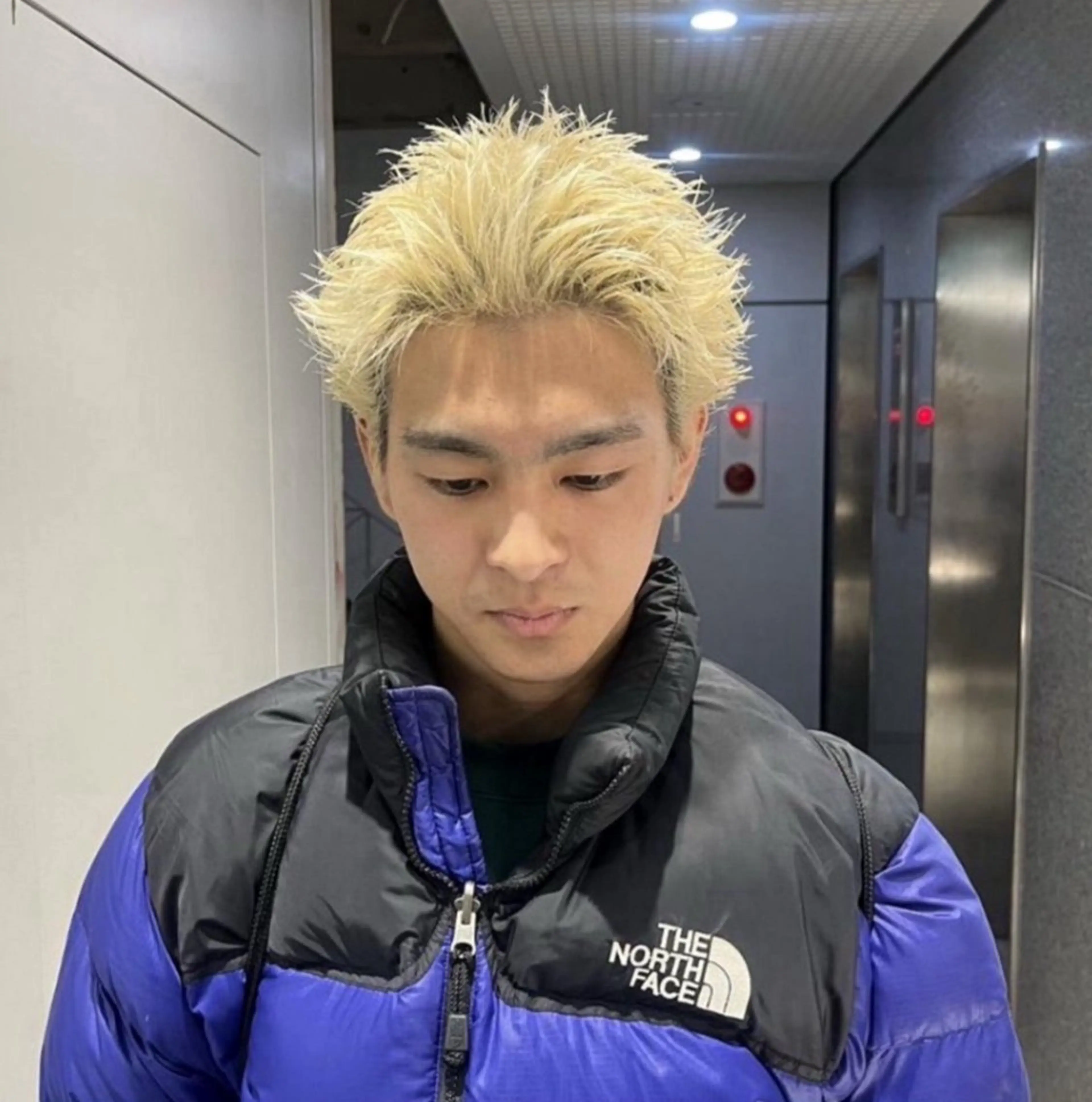 ショート カラー パーマ メンズ カット ヘアカラー 🔥スパイキー 特化🔥菊水皐暉🔥のヘアスタイル