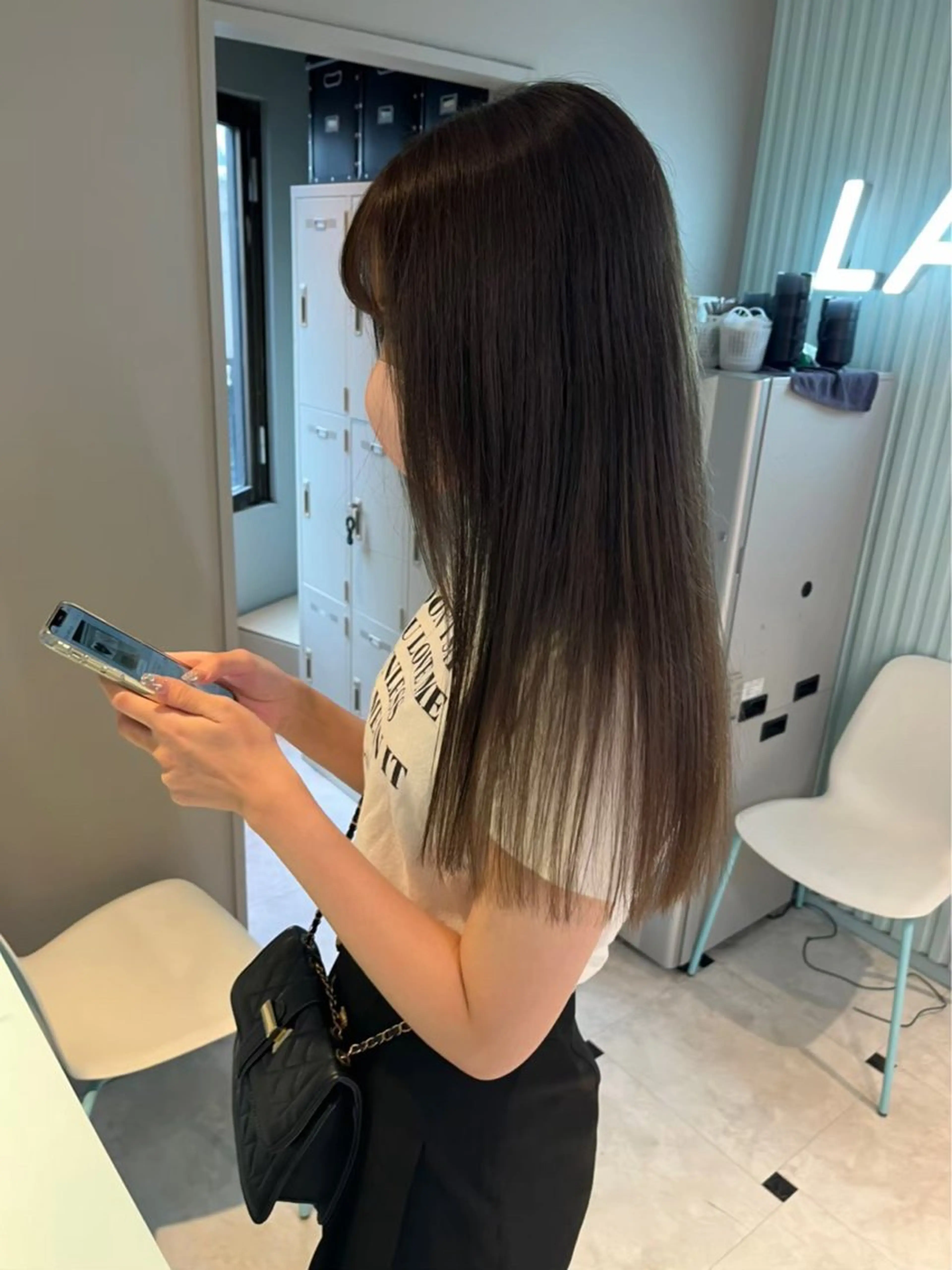 ロング ヘアアレンジ 韓国アイドル🤍ブリ ーチカラー🤍わかなのヘアスタイル