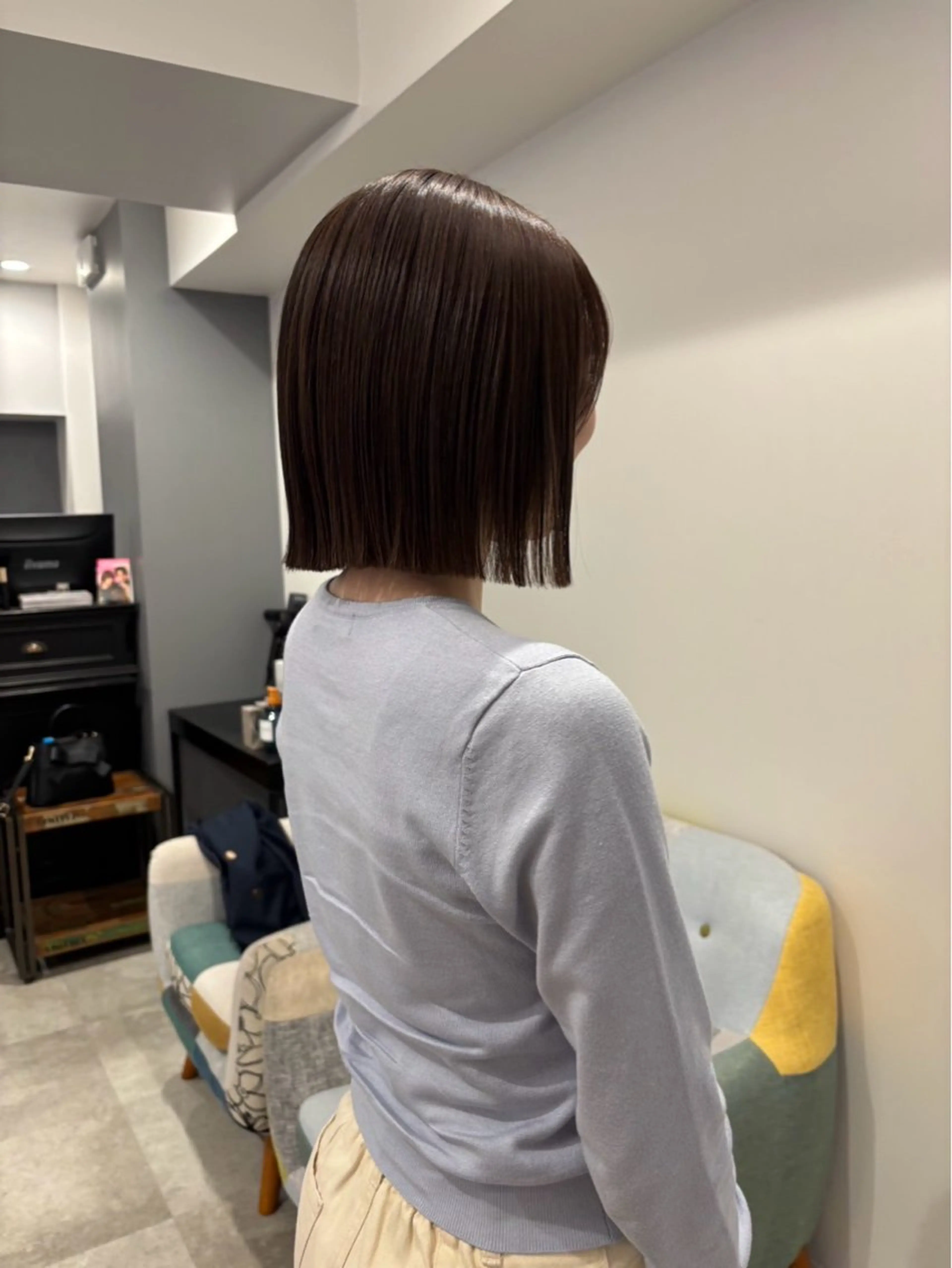 ショート カラー ブラウンカラー ボブ ショートヘア capa natsumiのヘアスタイル