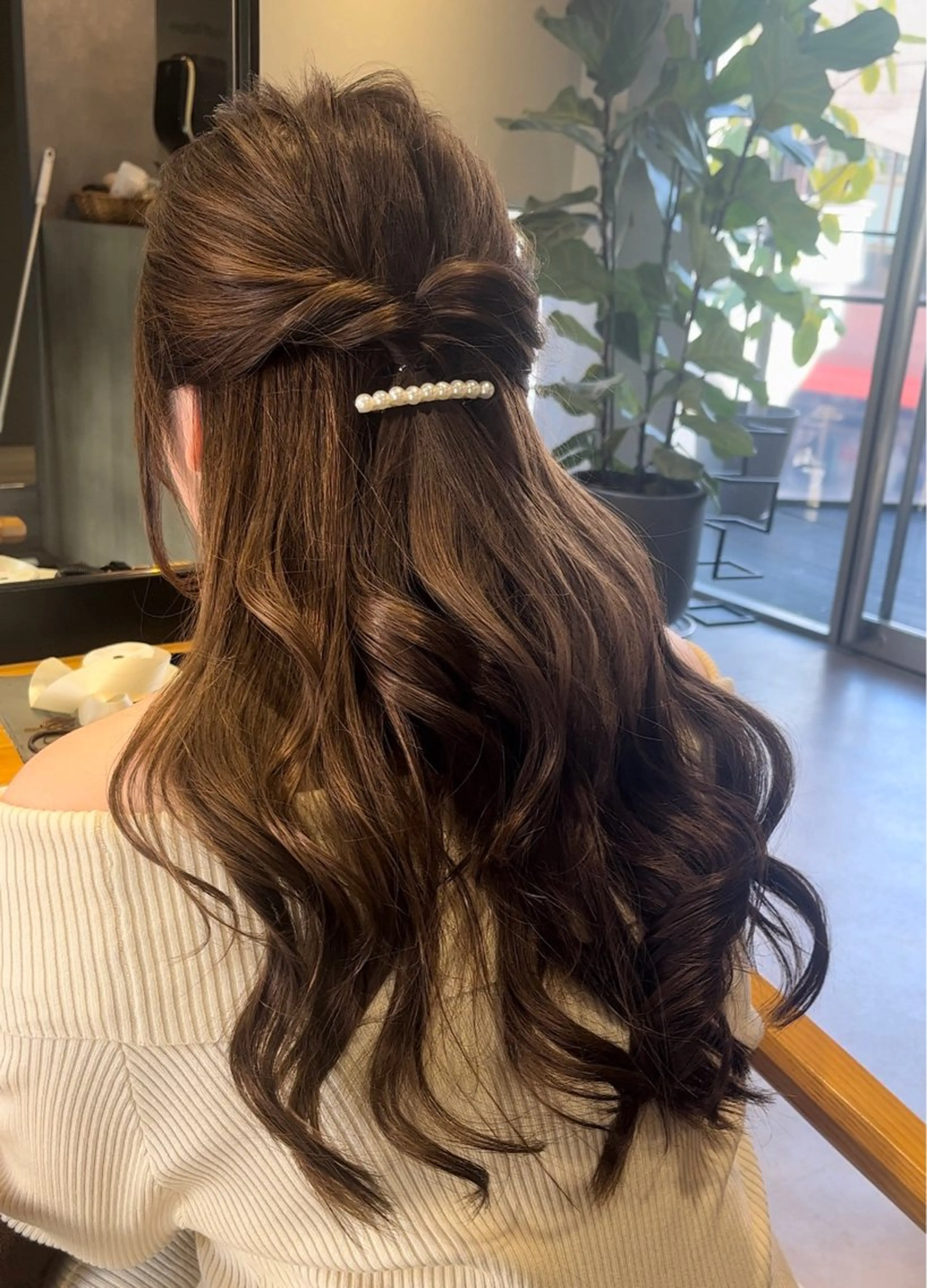 ロング カラー パーマ ヘアアレンジ カット ヘアカラー トリートメント ヘッドスパ 佐藤優太朗 似合わせ/髪質改善のヘアスタイル