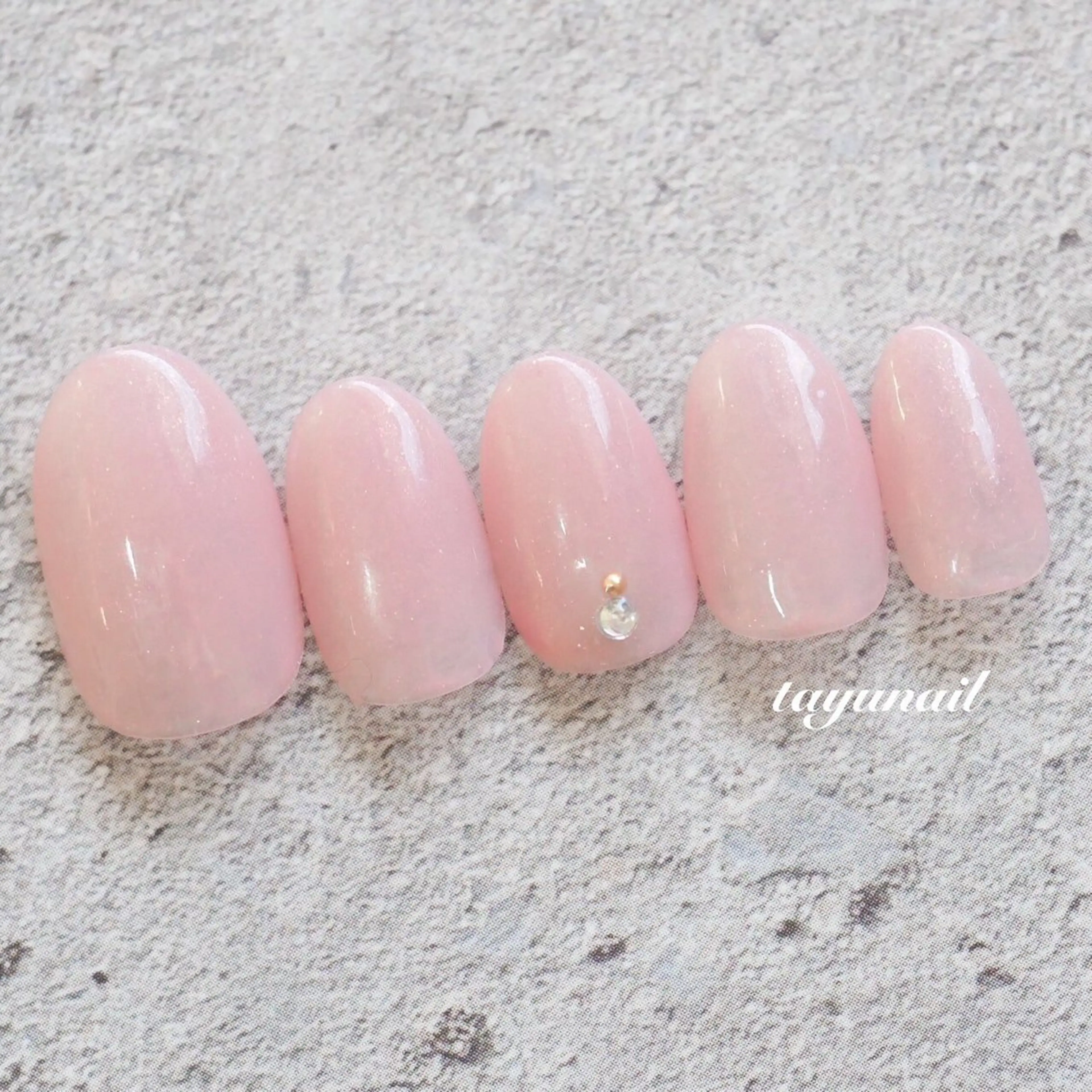 ネイル アートネイル ジェルネイル パラジェル シンプルネイル ハンドネイル ネイルサロン・ネイルスクール　たゆnail所属・ネイルサロン 【たゆnail】のネイルデザイン