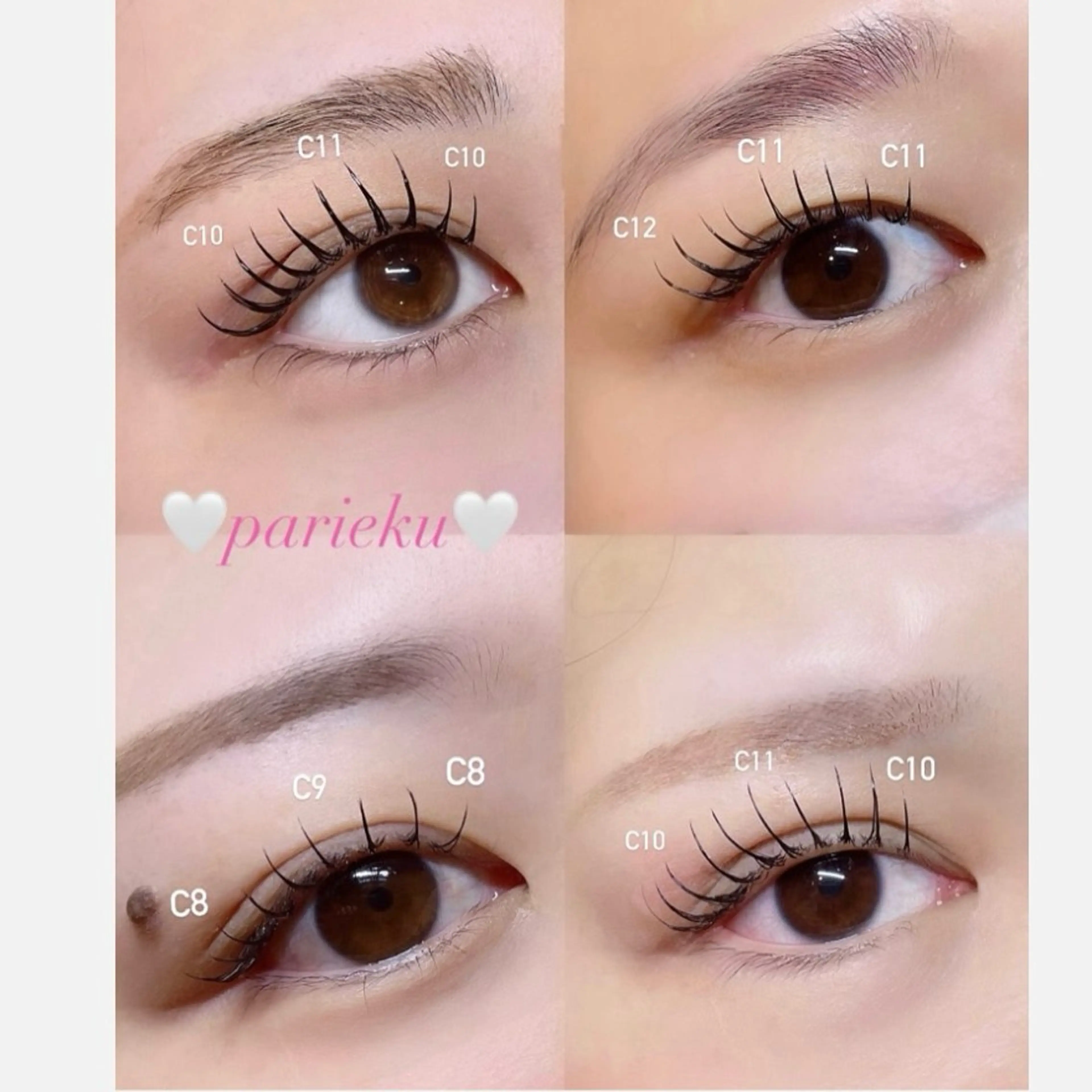 マツエク・マツパ マツエク Mell Yuuna ♡パリエク /束感のマツエク・マツパデザイン