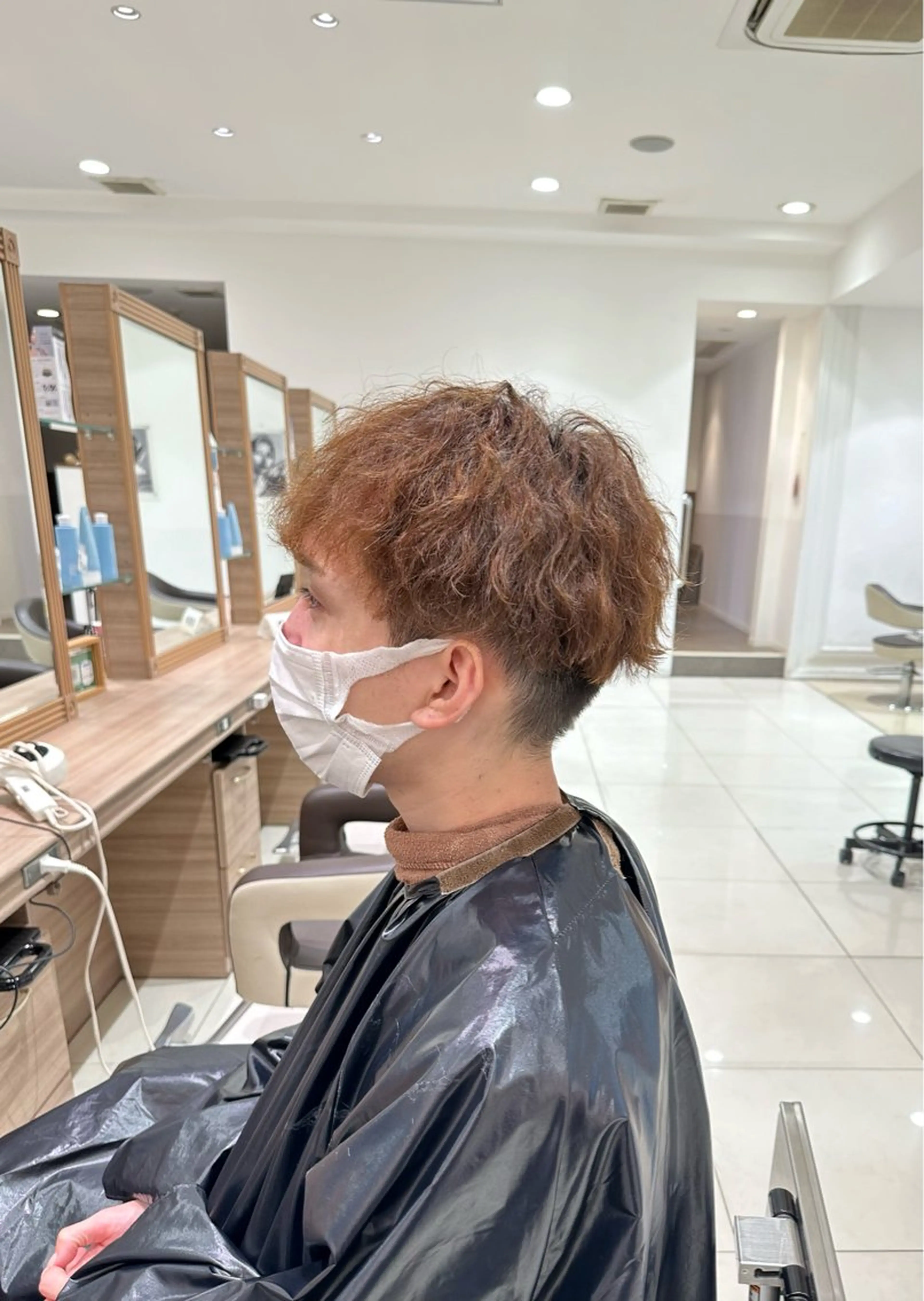 ショート メンズ メンズパーマ 波巻きパーマ Ash南町田グランベリーパーク店所属・Ash南町田店 ✂️ ユージのヘアスタイル