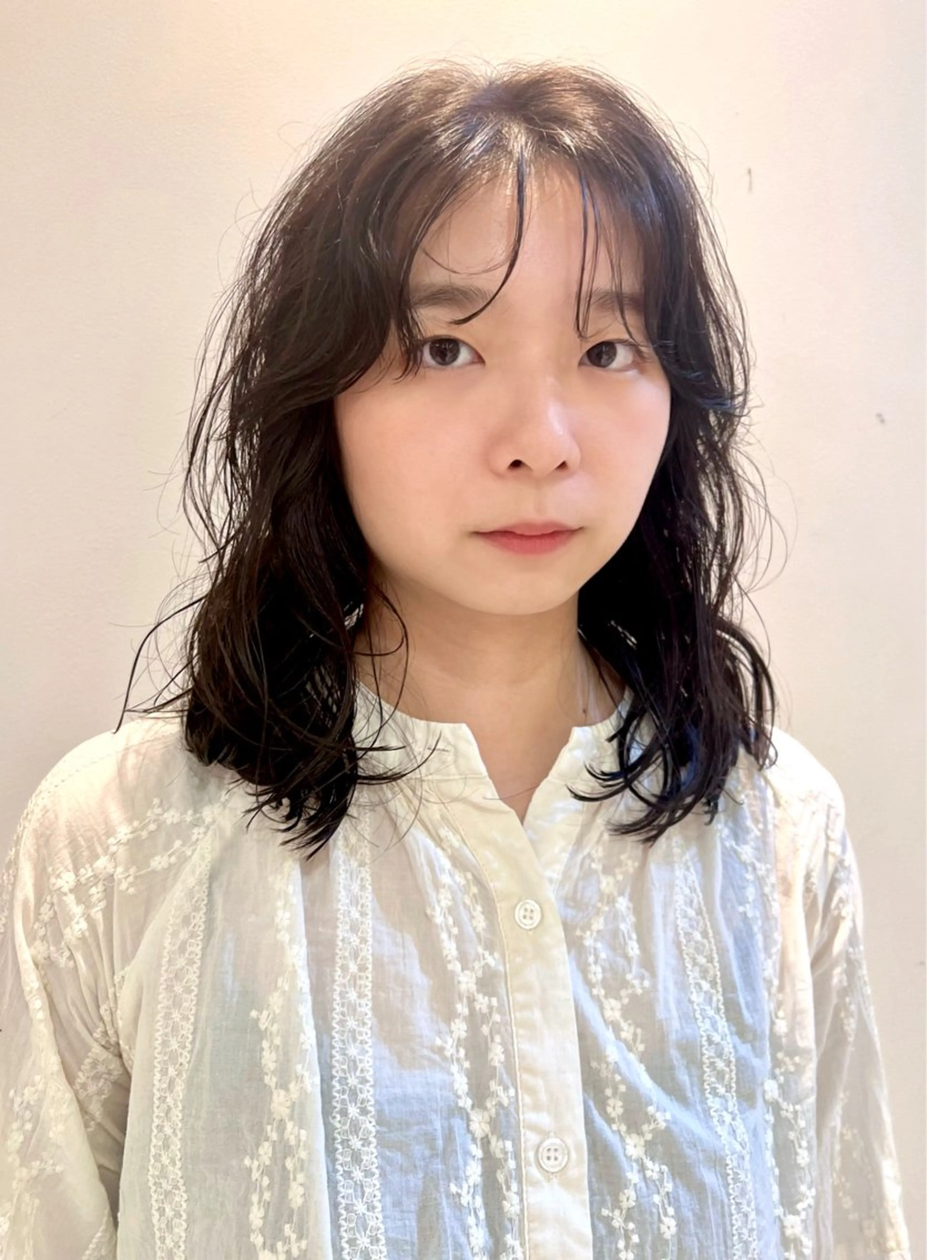 ミディアム 韓国ヘア 🎀華澄のヘアスタイル