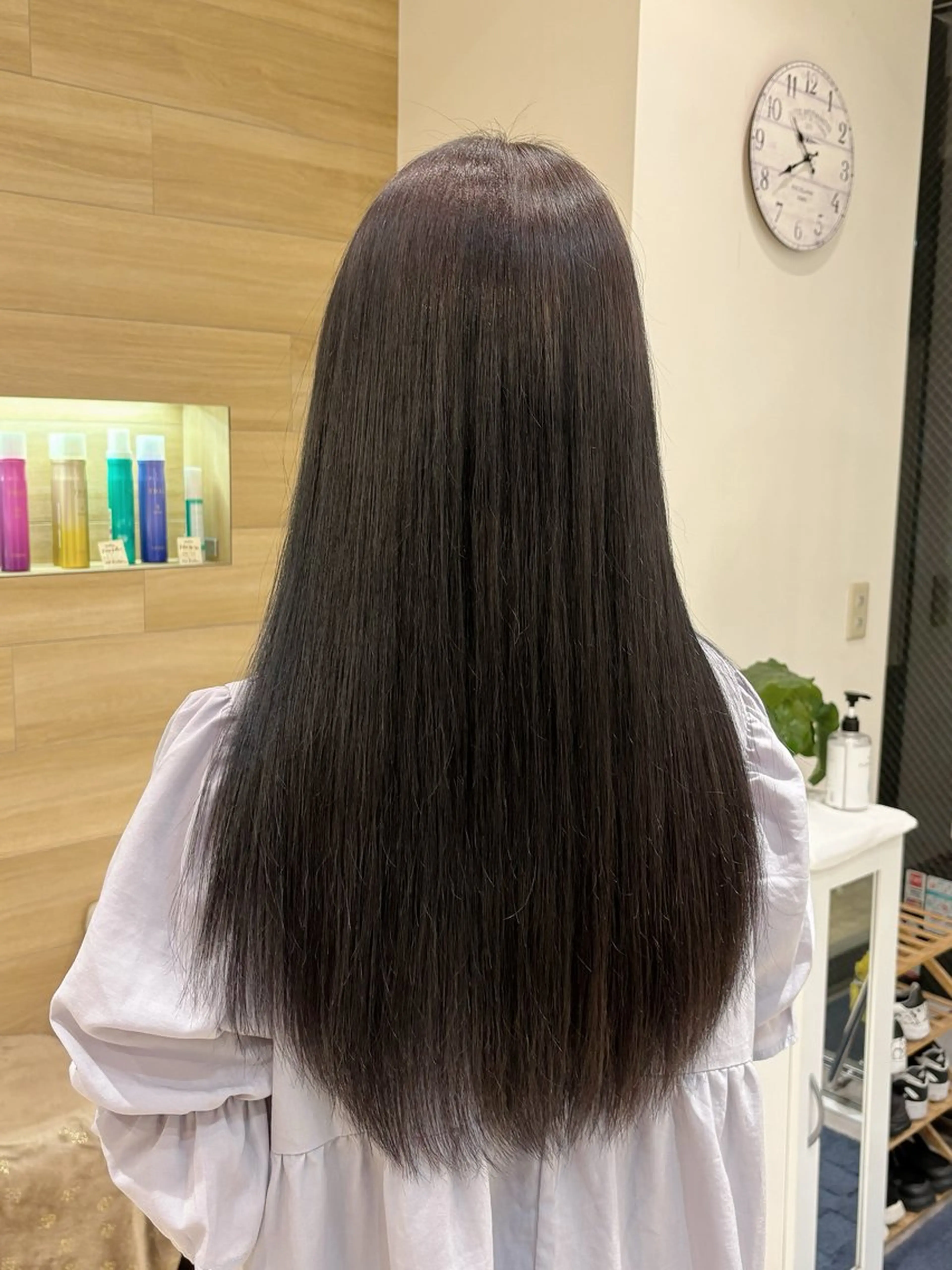 ロング カラー アッシュ アッシュブラウン ブラウンカラー 透明感カラー ヘアカラー ASPILEAF【アスピリーフ】所属・【11月限定】カラー モデル🫧東　美杏のヘアスタイル