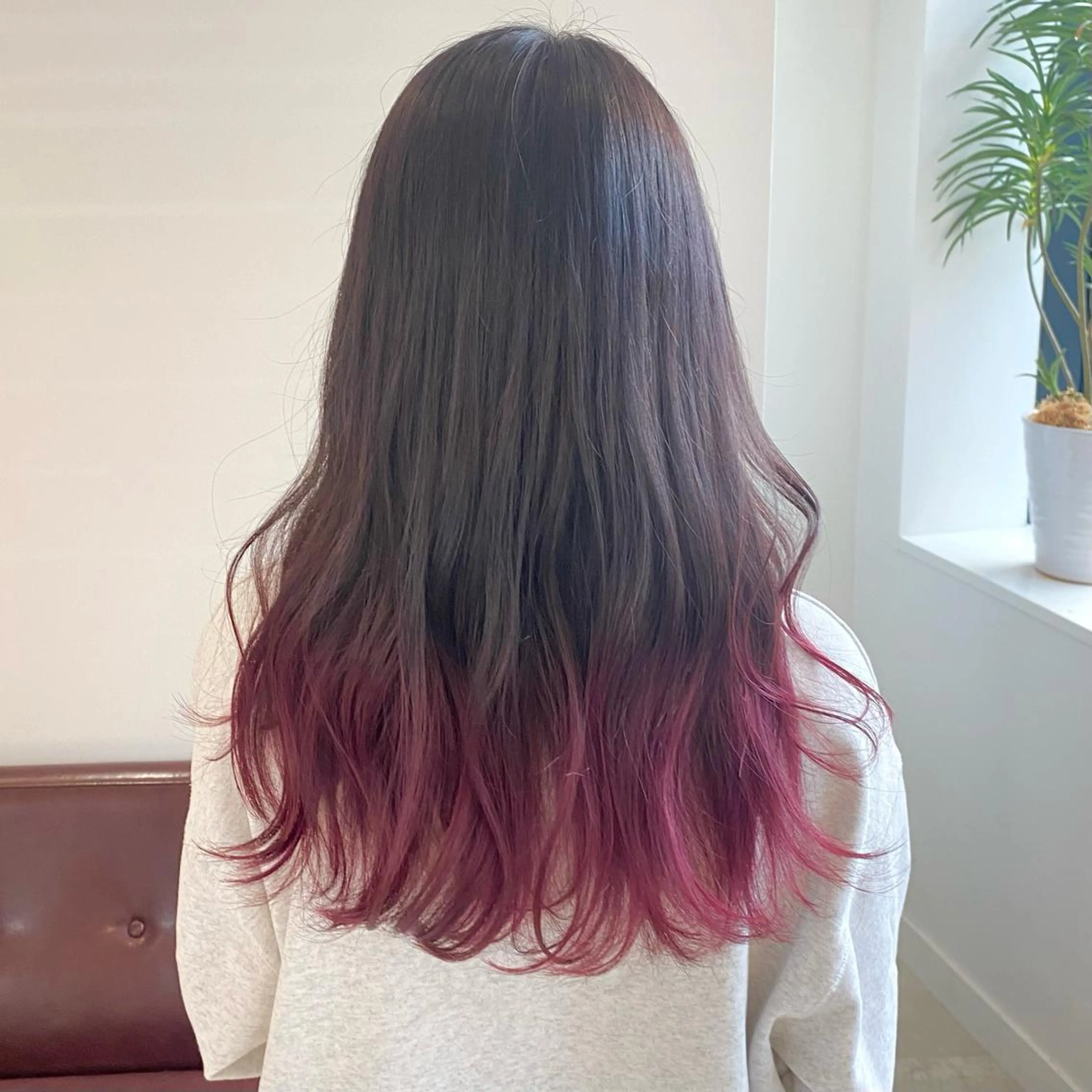 セミロング トリートメント カット ヘアカラー トリートメント 吉原 みえのヘアスタイル