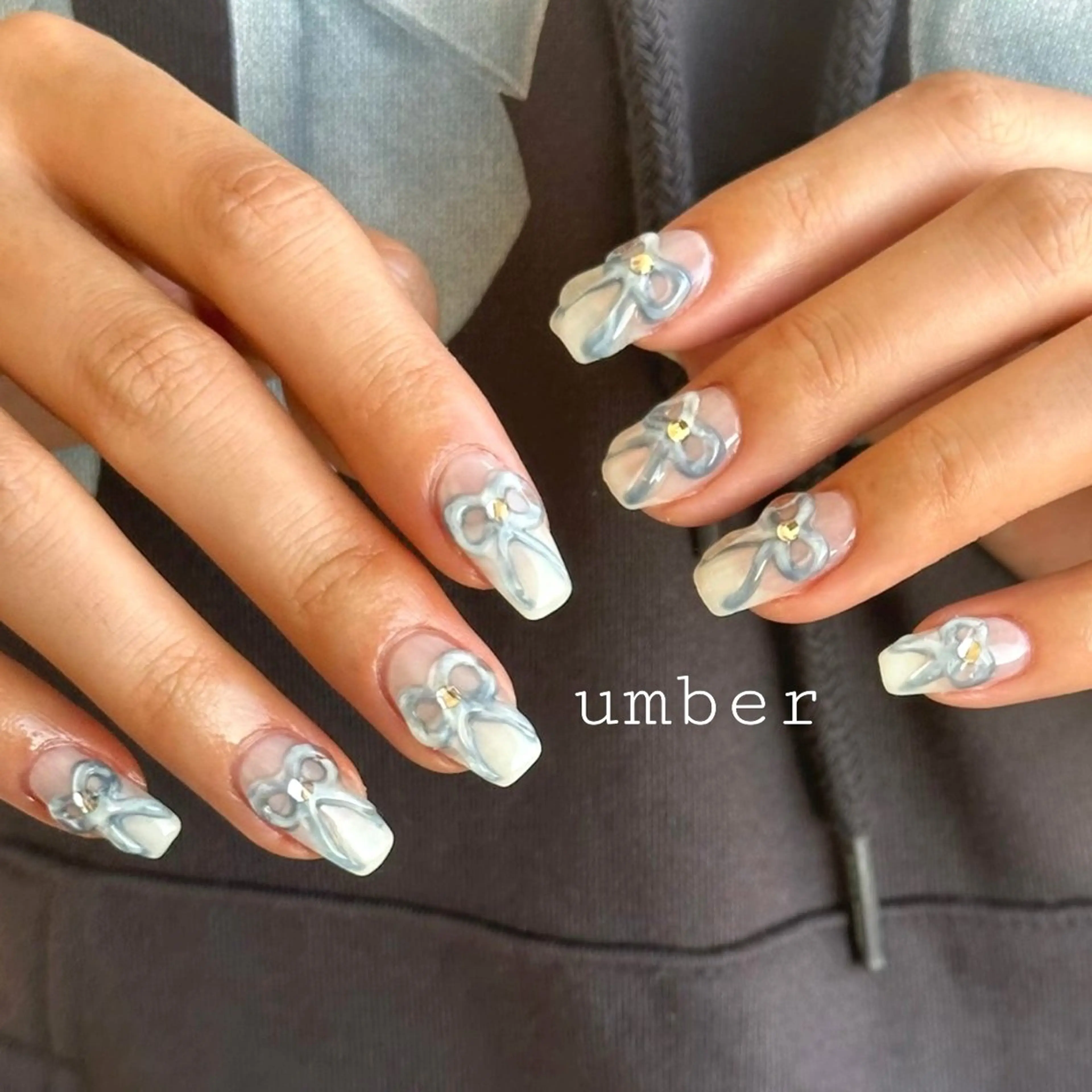 ネイル ハンドネイル umber 三茶1分のネイルデザイン