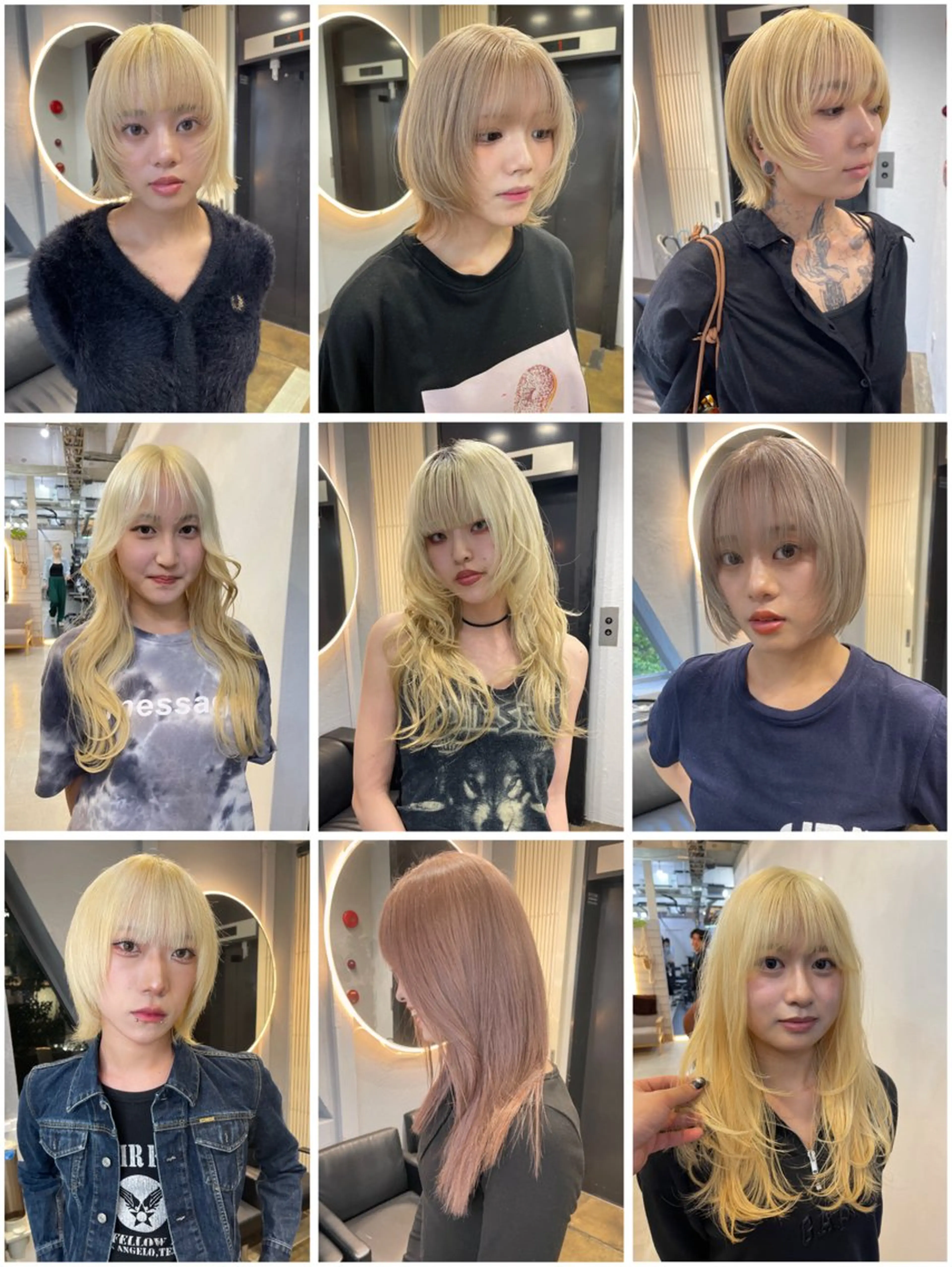 カラー ベージュカラー ブリーチ ブロンド ケアブリーチ デザインカラー ヘアカラー トリートメント 宮崎　達也 ブリーチ／レイヤーのヘアスタイル