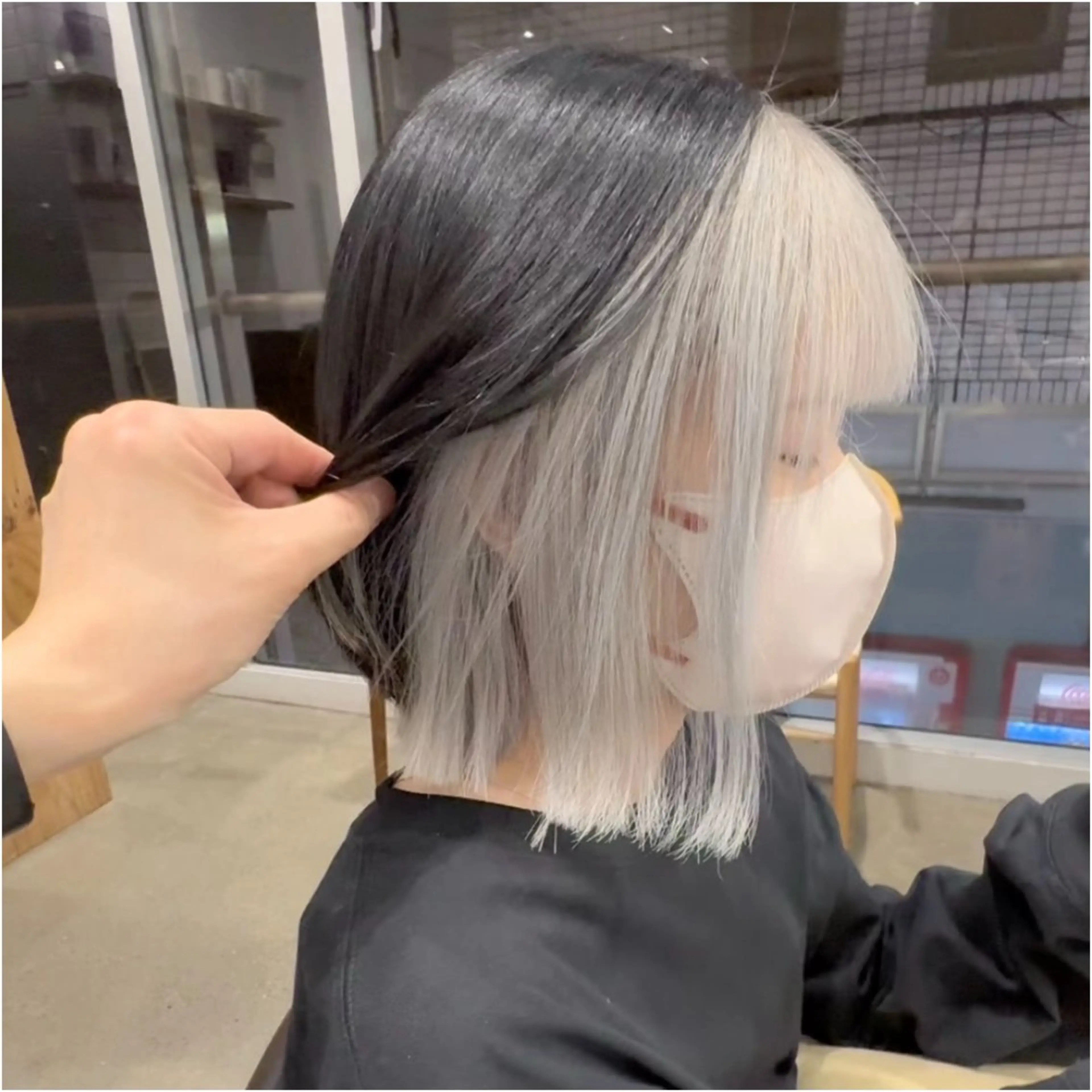 ミディアム カラー ヘアカラー トリートメント 圧倒的なケアブリーチ /髪質改善🩵松田のヘアスタイル
