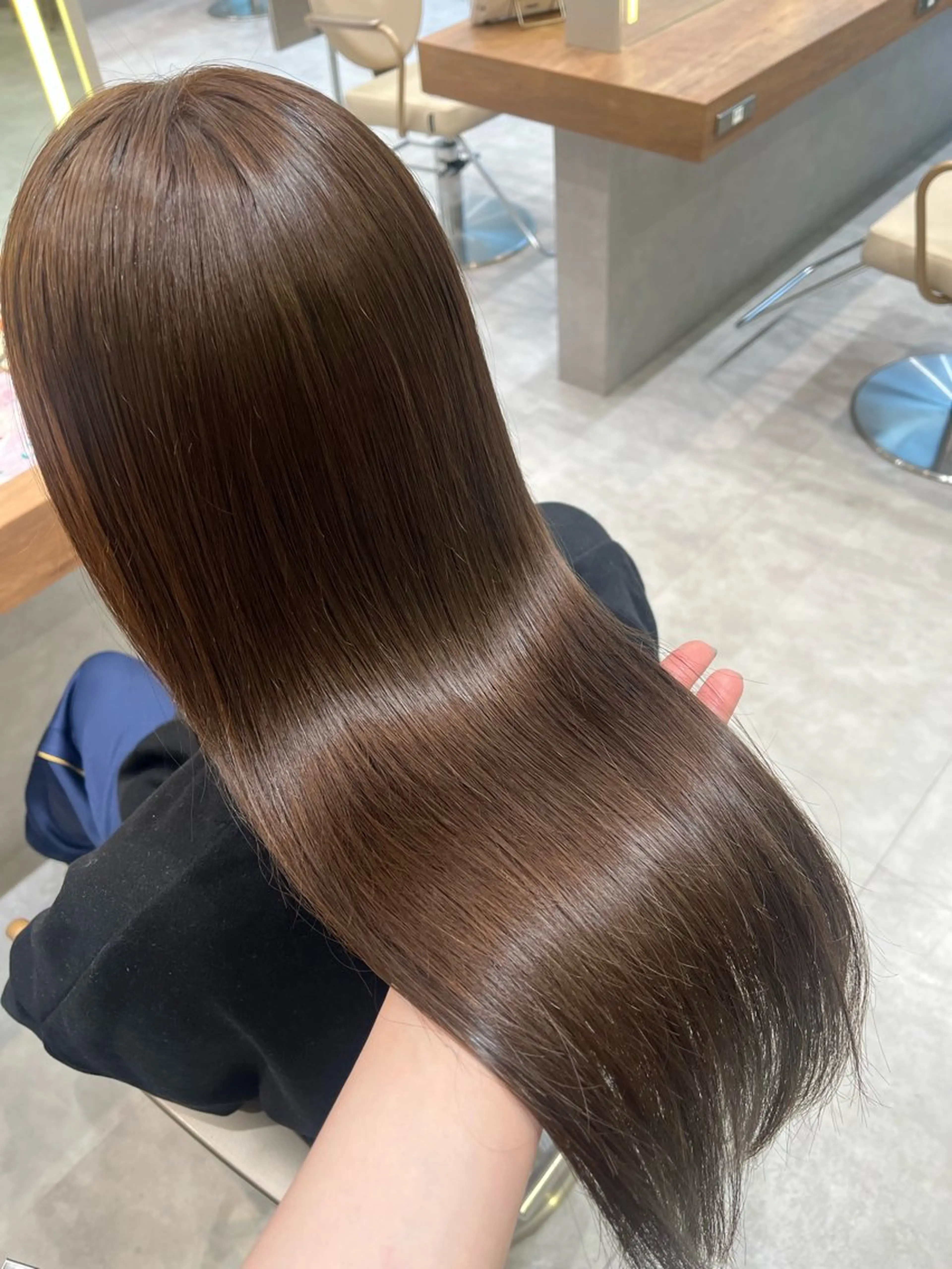 ロング トリートメント ヘッドスパ 田中 琢夢のヘアスタイル