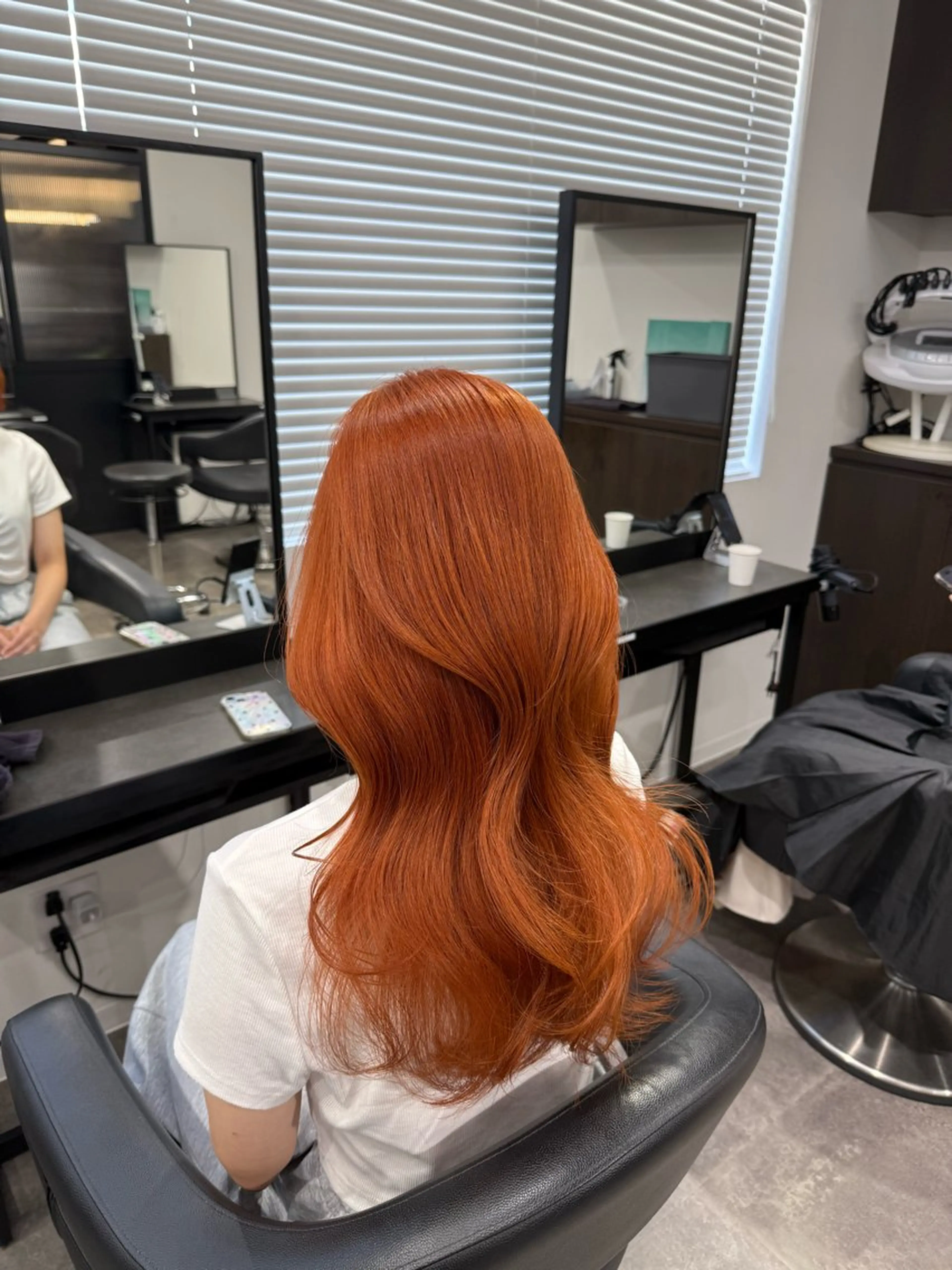 ロング カラー ヘアアレンジ ヘアカラー トリートメント ヘッドスパ 💗暖色特化ピンク/ 赤髪💗HARUNAのヘアスタイル