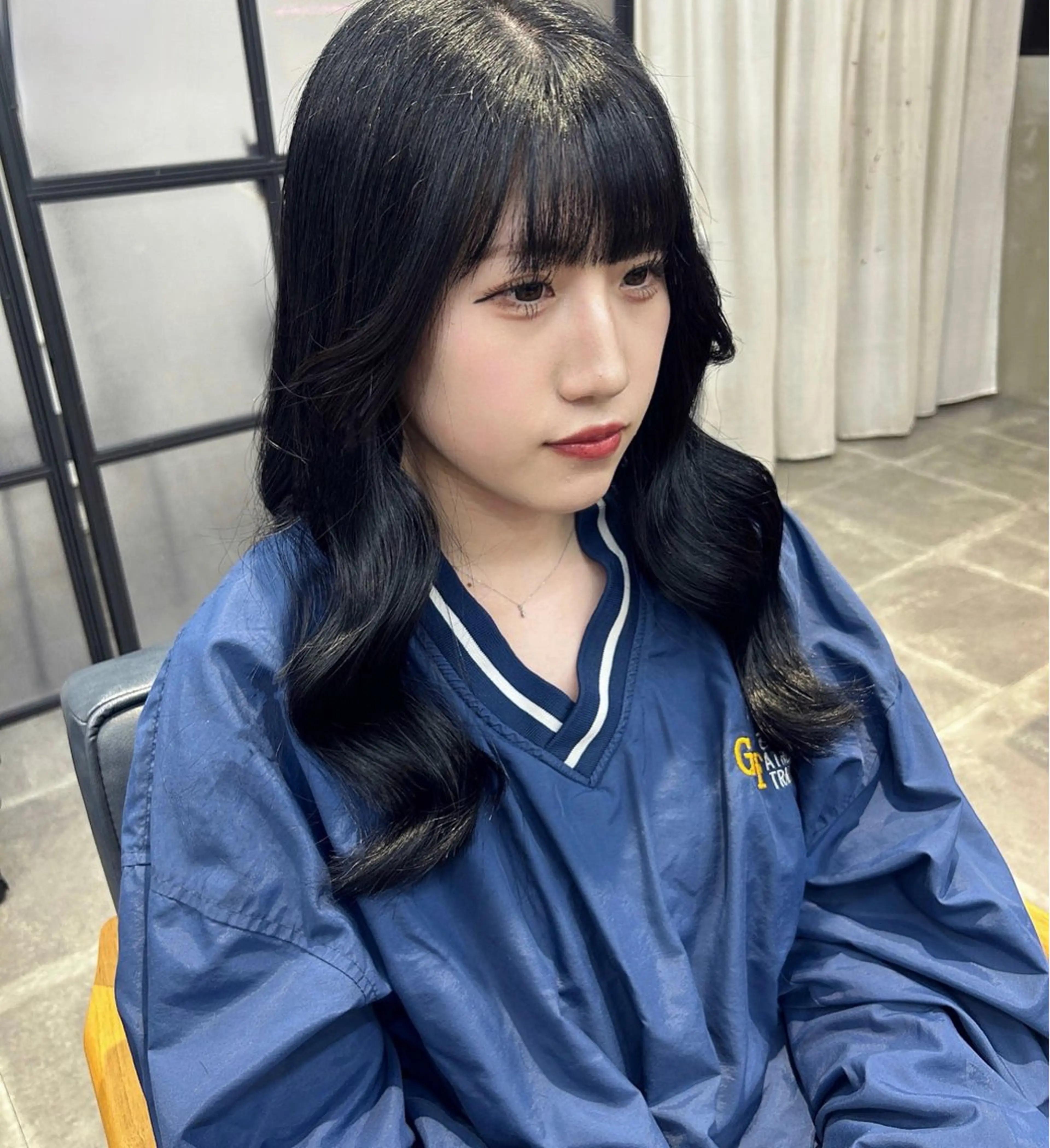 ロング カラー カット ヘアカラー トリートメント newi梅田🫧韓国 ヘア🫧sakiのヘアスタイル