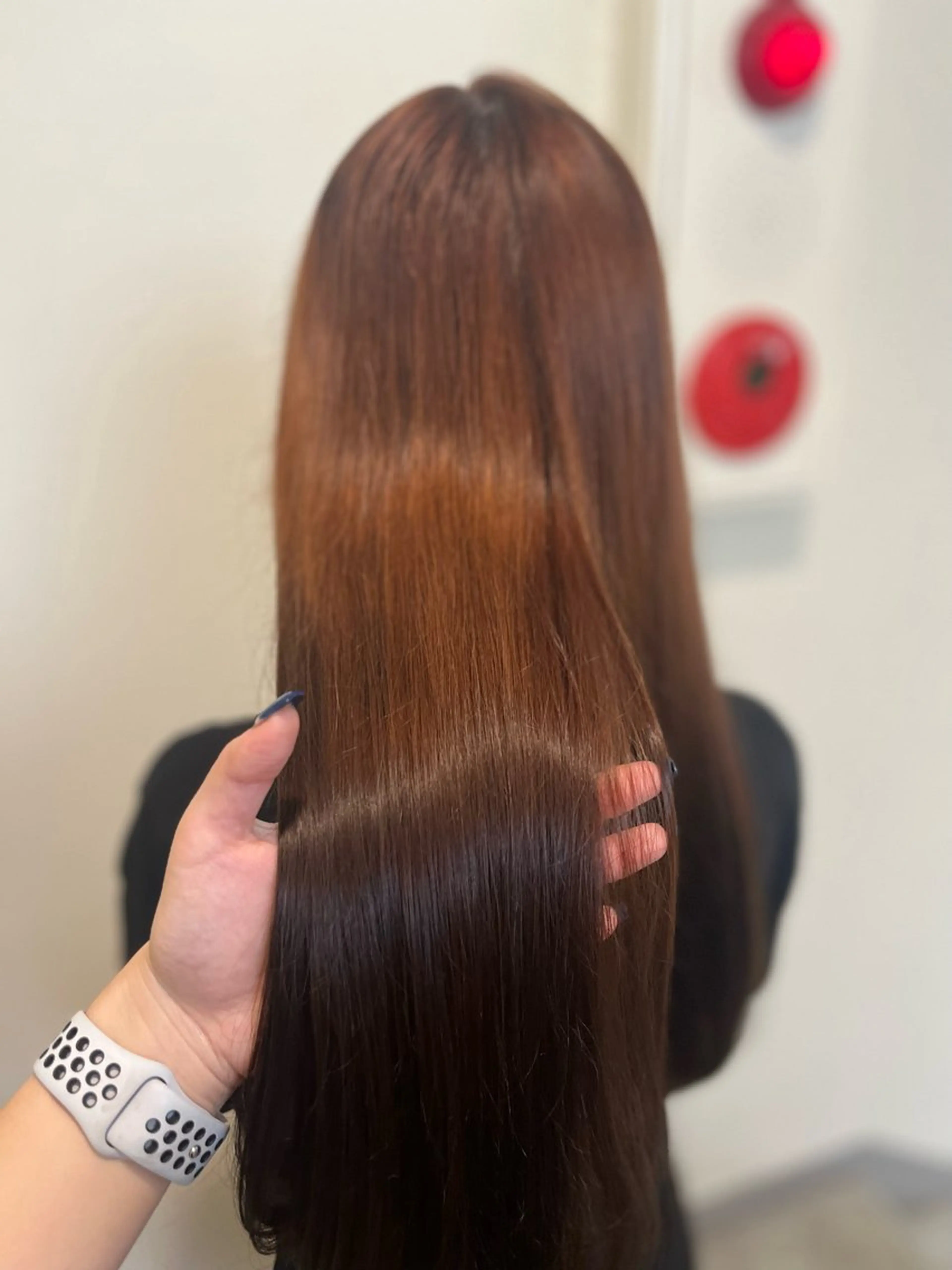 ロング 縮毛矯正 SIKI yuuna レイヤーカット🪽のヘアスタイル