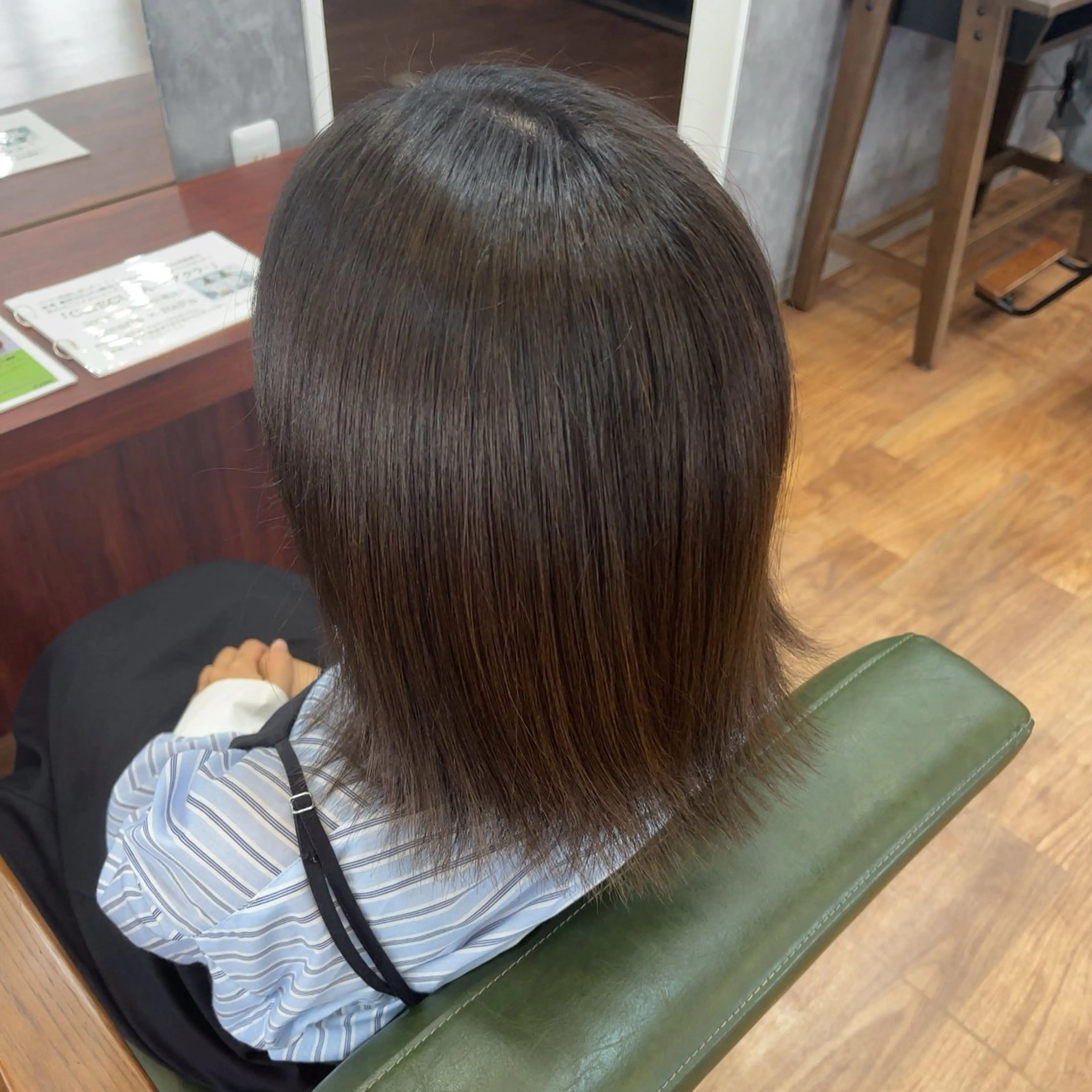 【カット】《レディース限定》+【前髪縮毛矯正】+【シールドケアTr】の写真