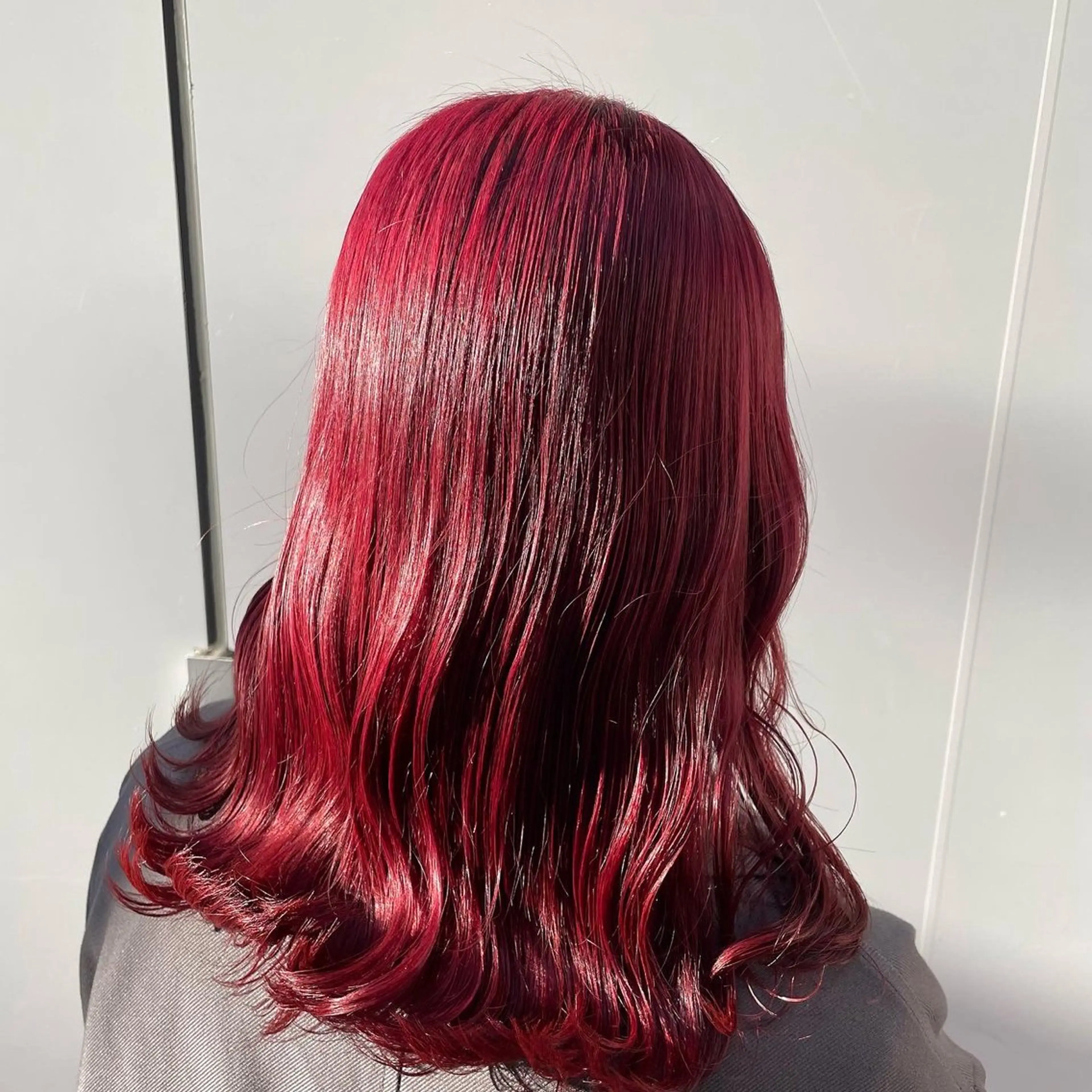 ロング カラー カット ヘアカラー 🍒ワイン系 ウルフカット🍒拓未のヘアスタイル