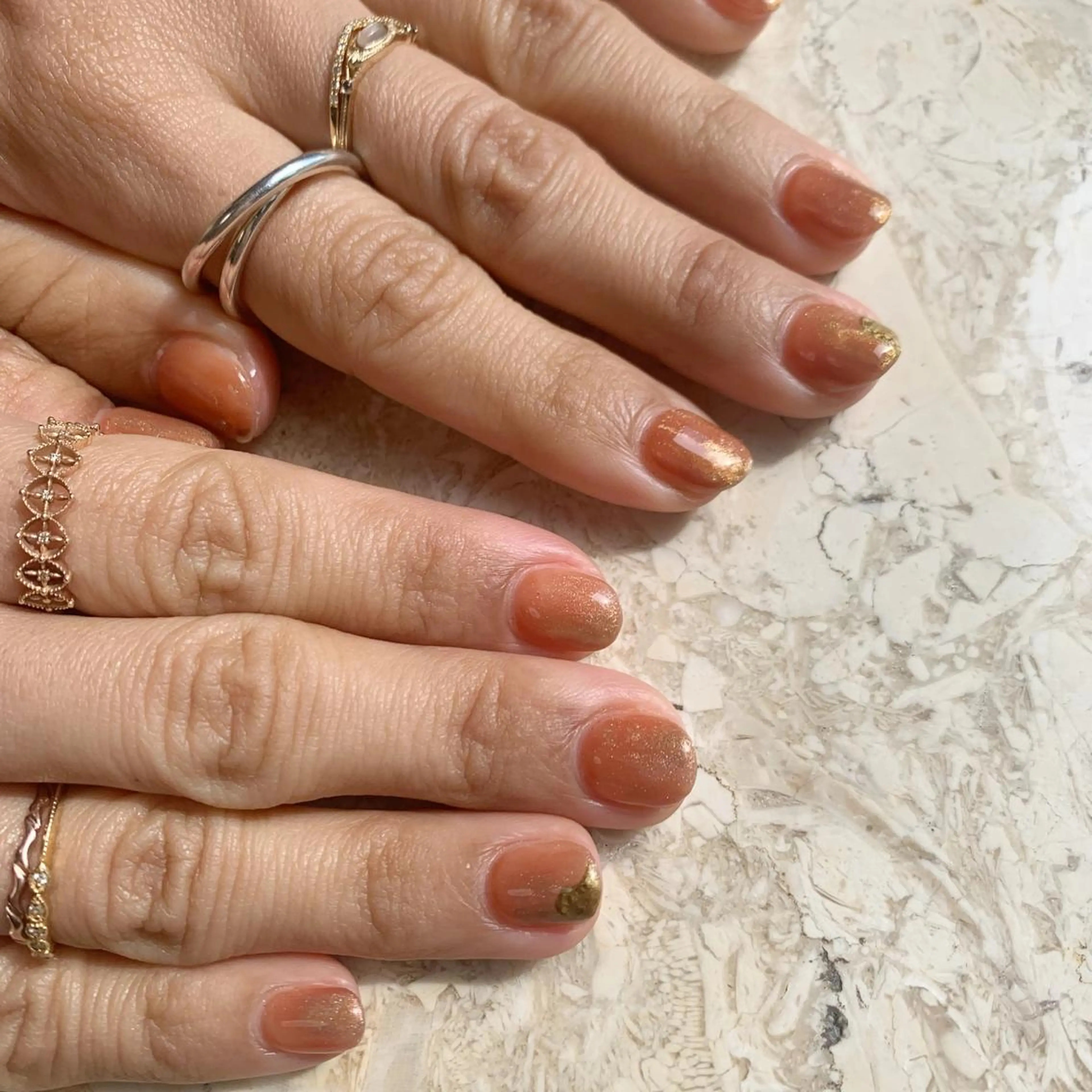 ネイル アートネイル ジェルネイル 韓国ネイル マグネットネイル ミラーネイル ハンドネイル フットネイル nail salon mieux(ミュー)のネイルデザイン