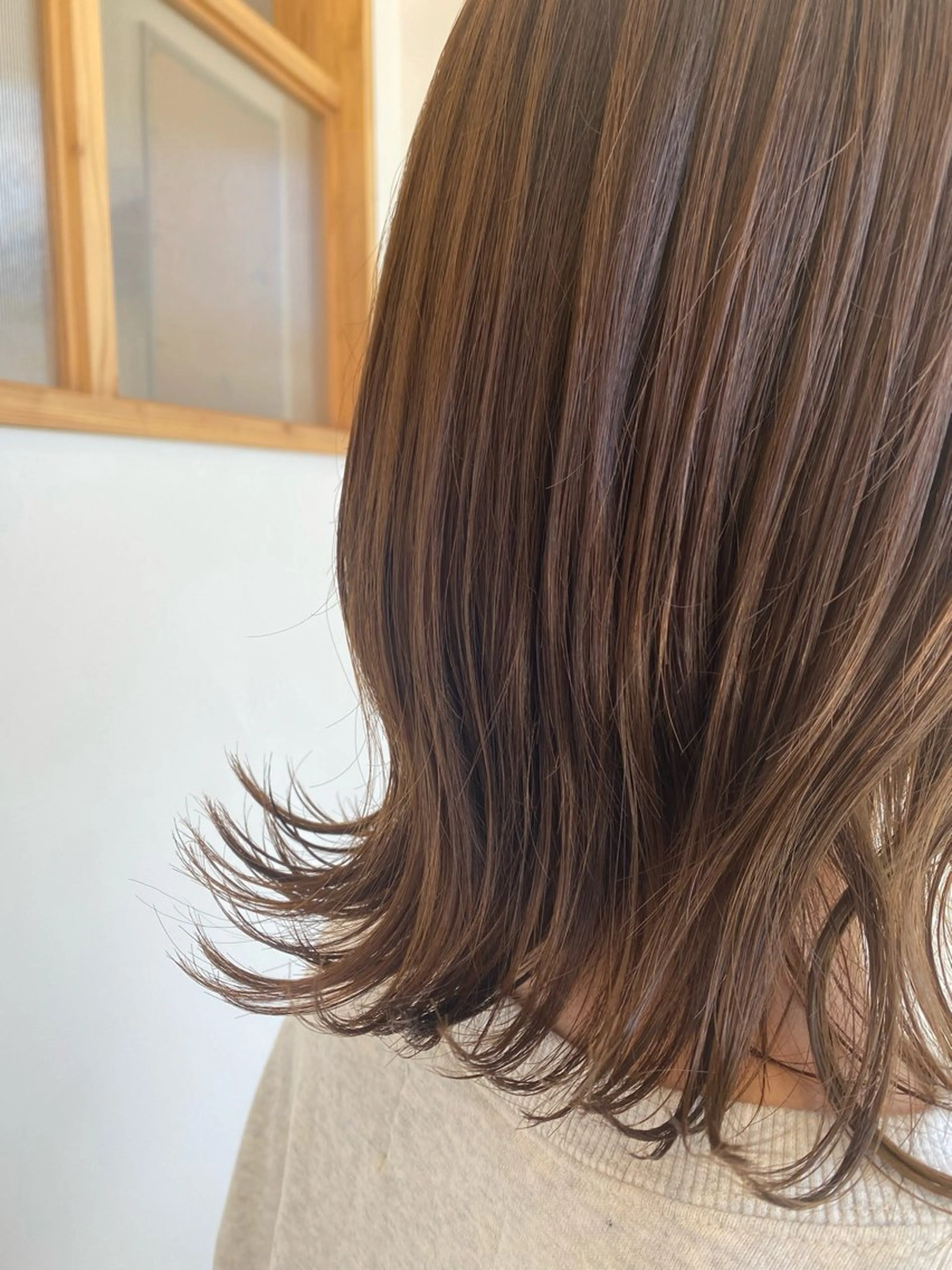 ミディアム カラー Sun.所属・Sun./山口市 三浦菜月のヘアスタイル