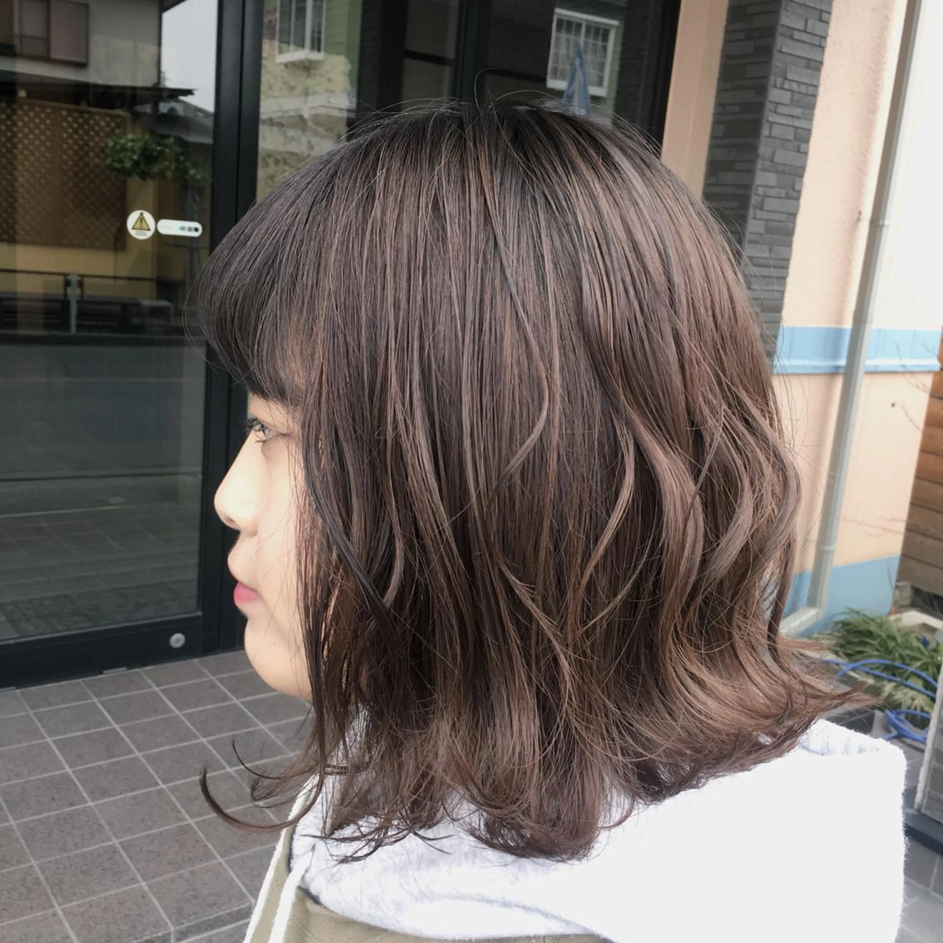 ミディアム カラー ベージュカラー 4-rest garden （フォーレストガーデン）所属・金井 直樹のヘアスタイル