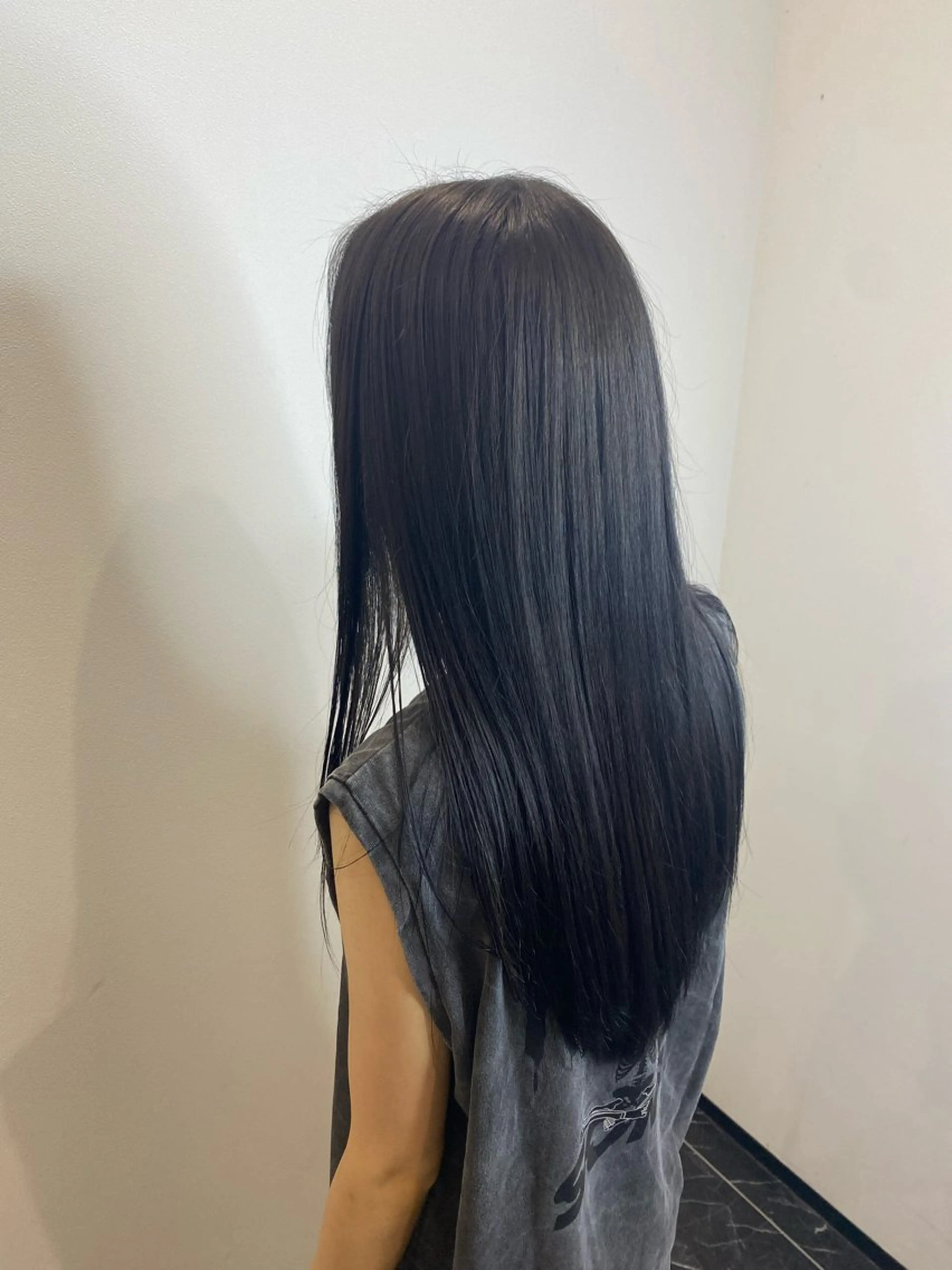 ロング ヘアカラー トリートメント 水野 聖哉のヘアスタイル