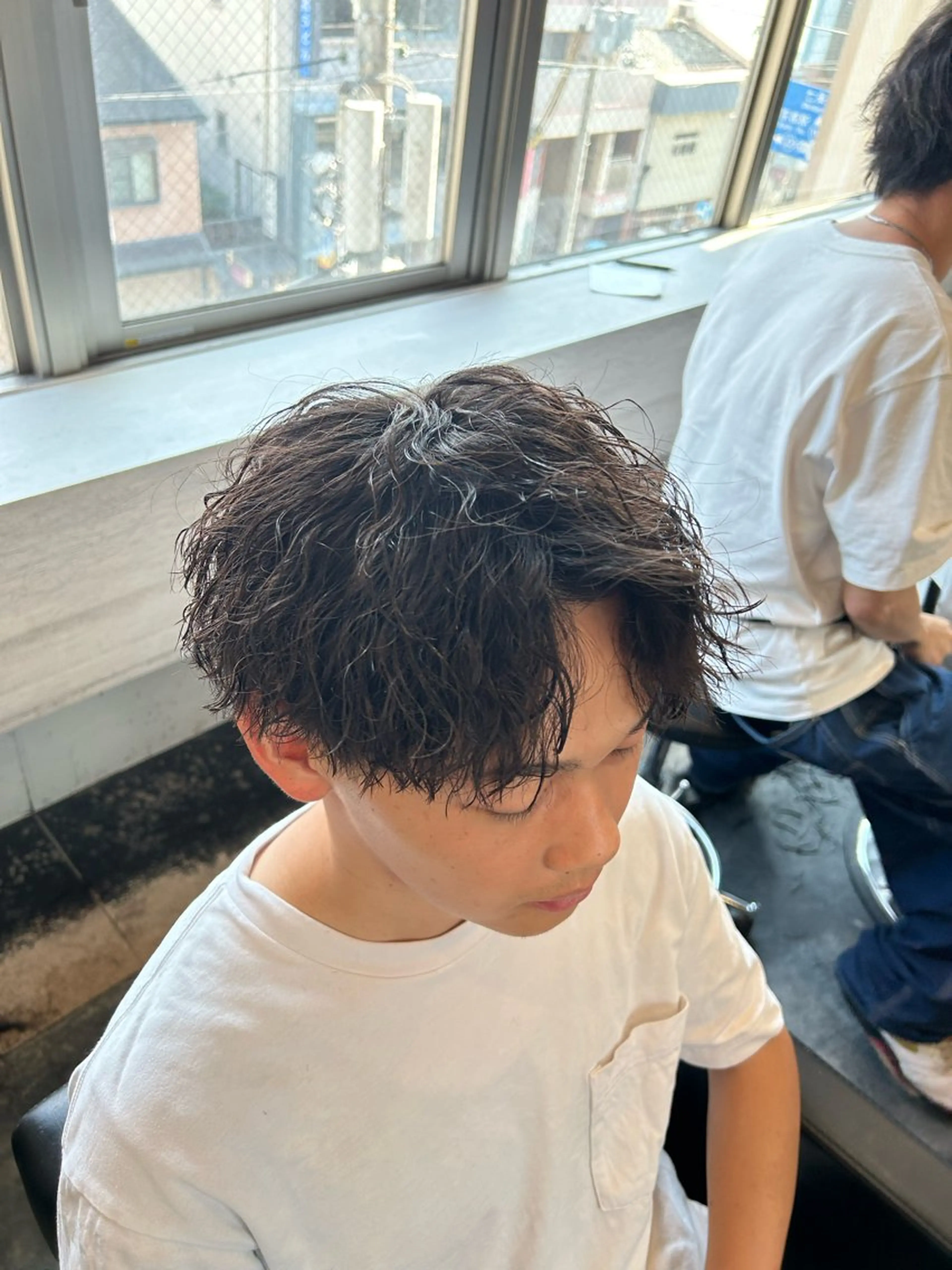 ショート パーマ メンズ B TECH by Zen【ビーテックバイゼン】所属・メンズパーマ/京都駅 /メンズ/奥村航平のヘアスタイル