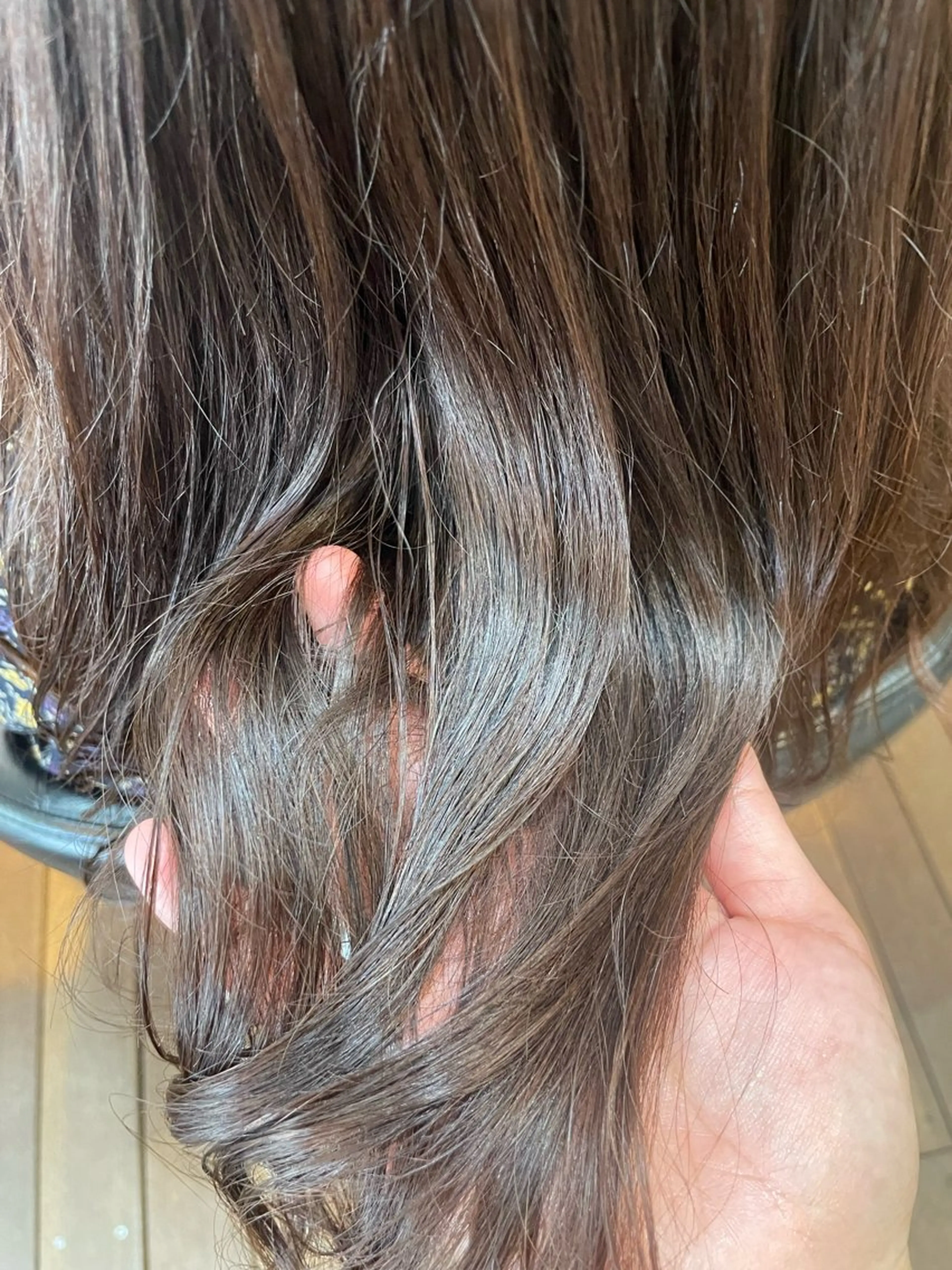 セミロング パーマ💫縮毛矯正 KAYOのヘアスタイル