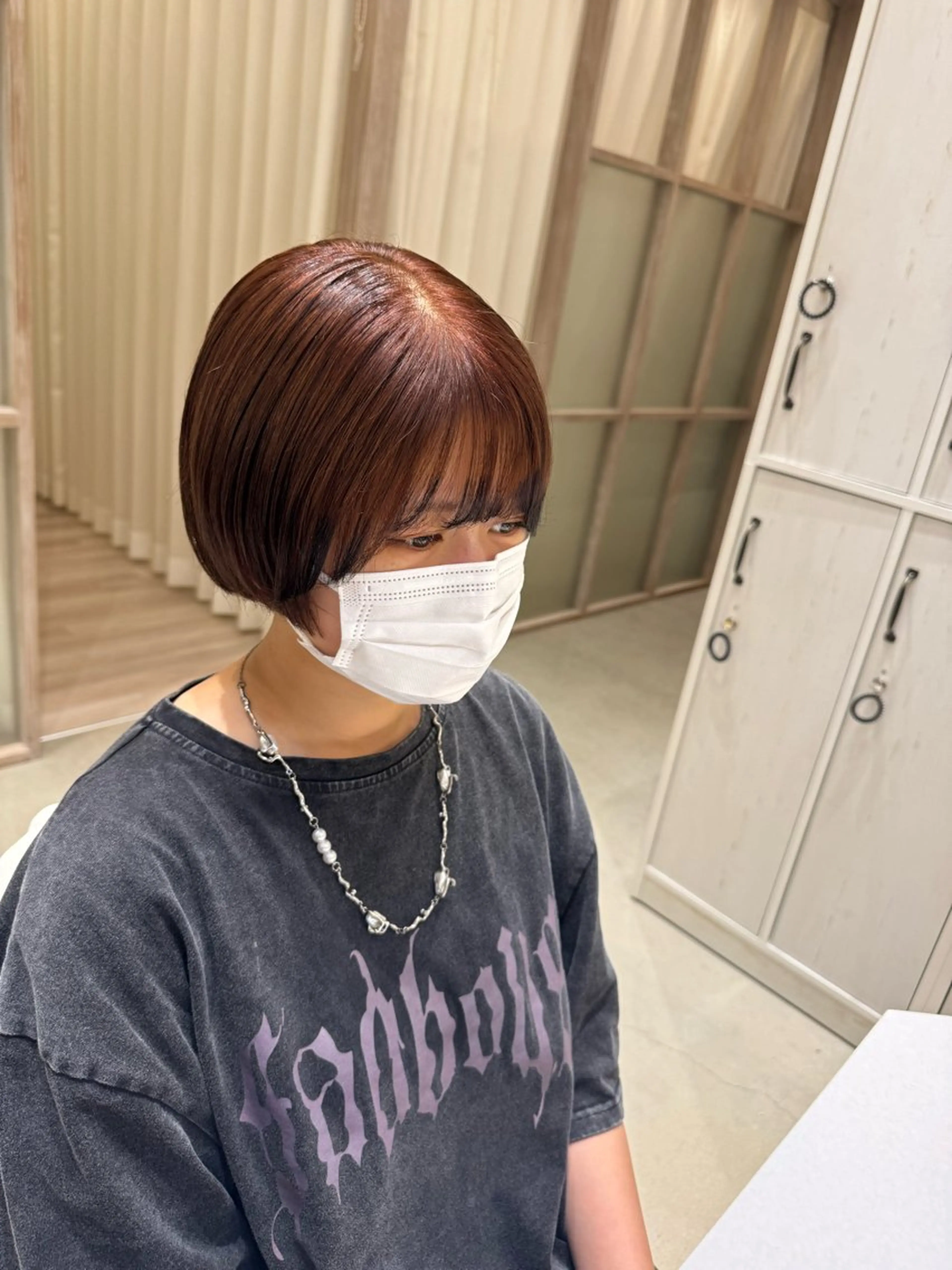 ショート ヘアカラー 太田 千尋のヘアスタイル