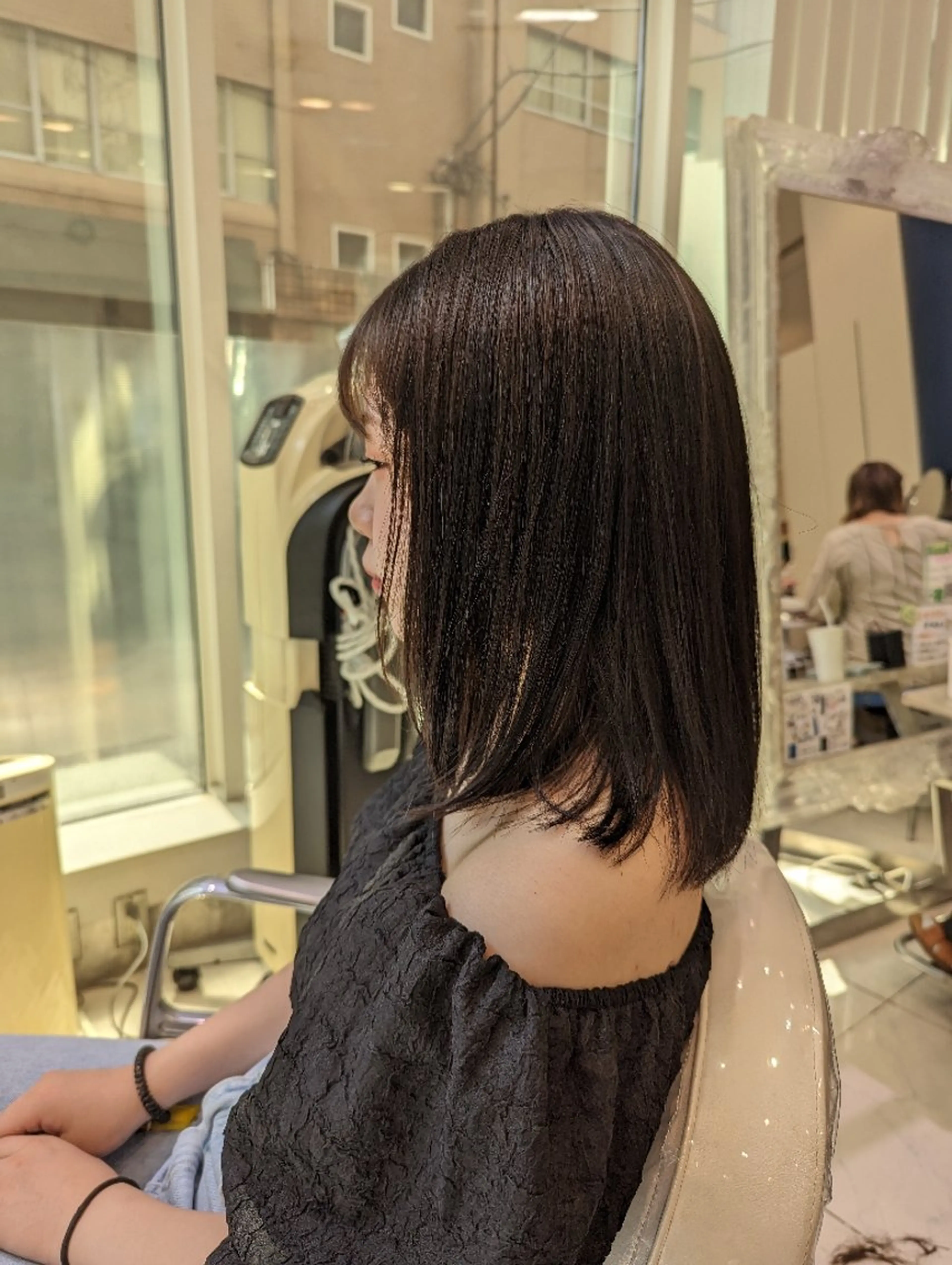 ミディアム カラー 髪質改善カラー特化 上村保幸のヘアスタイル