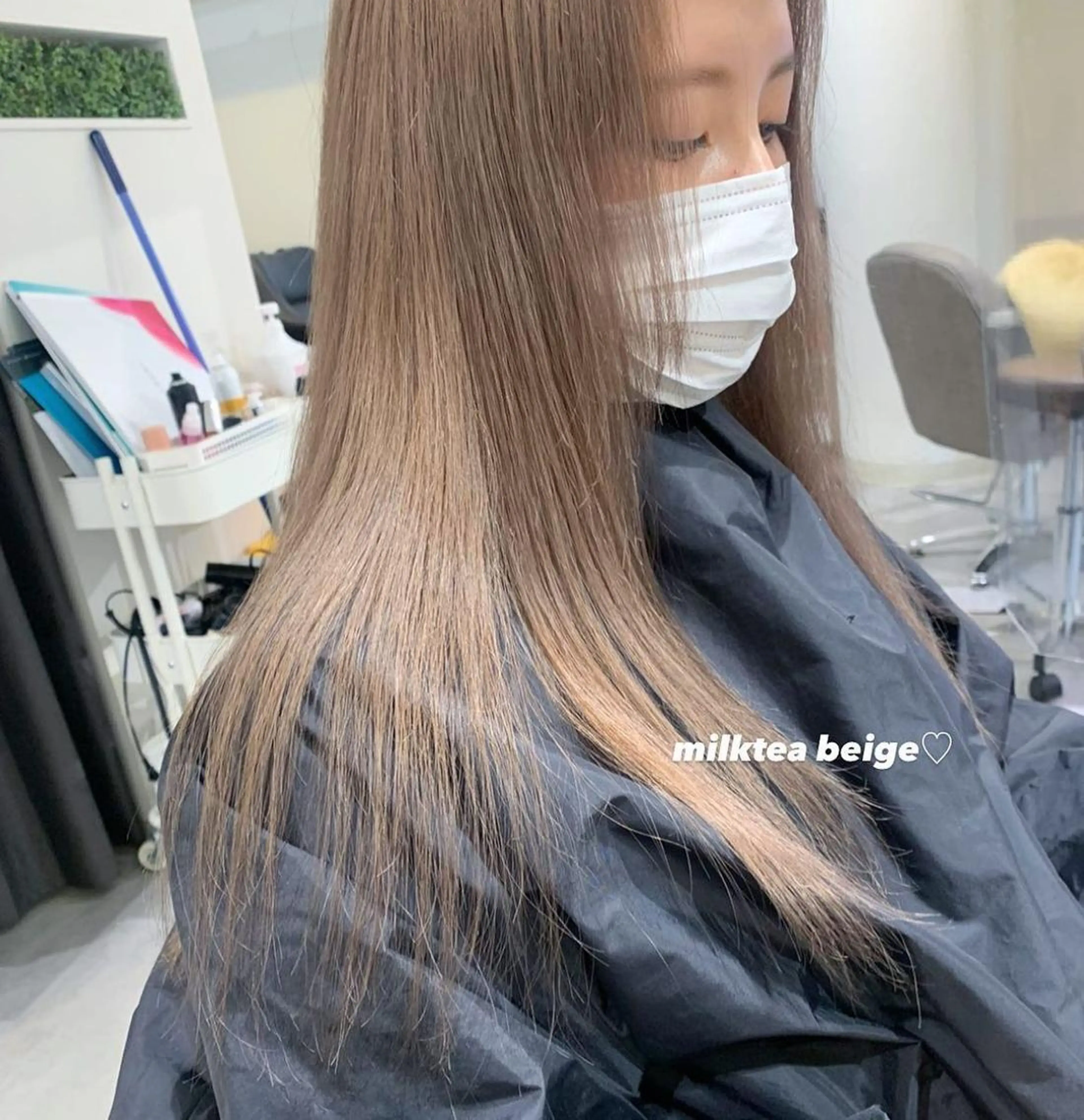 カラー ロング 髪質改善 Noe心斎橋店のヘアスタイル