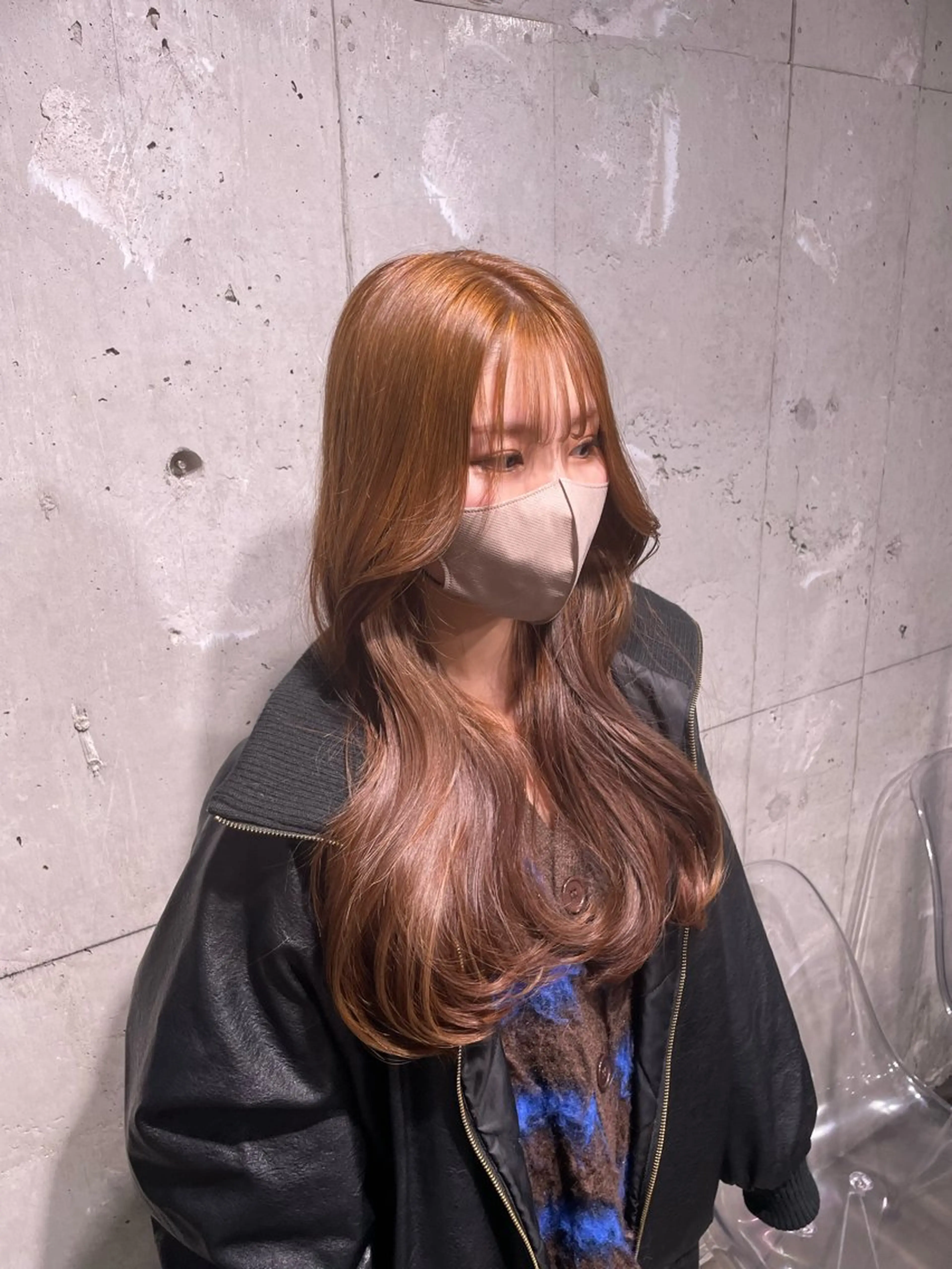 カラー ヘアカラー トリートメント ヘアセット 🤍ベージュ/透明感 韓国ヘア/まりん🤍のヘアスタイル