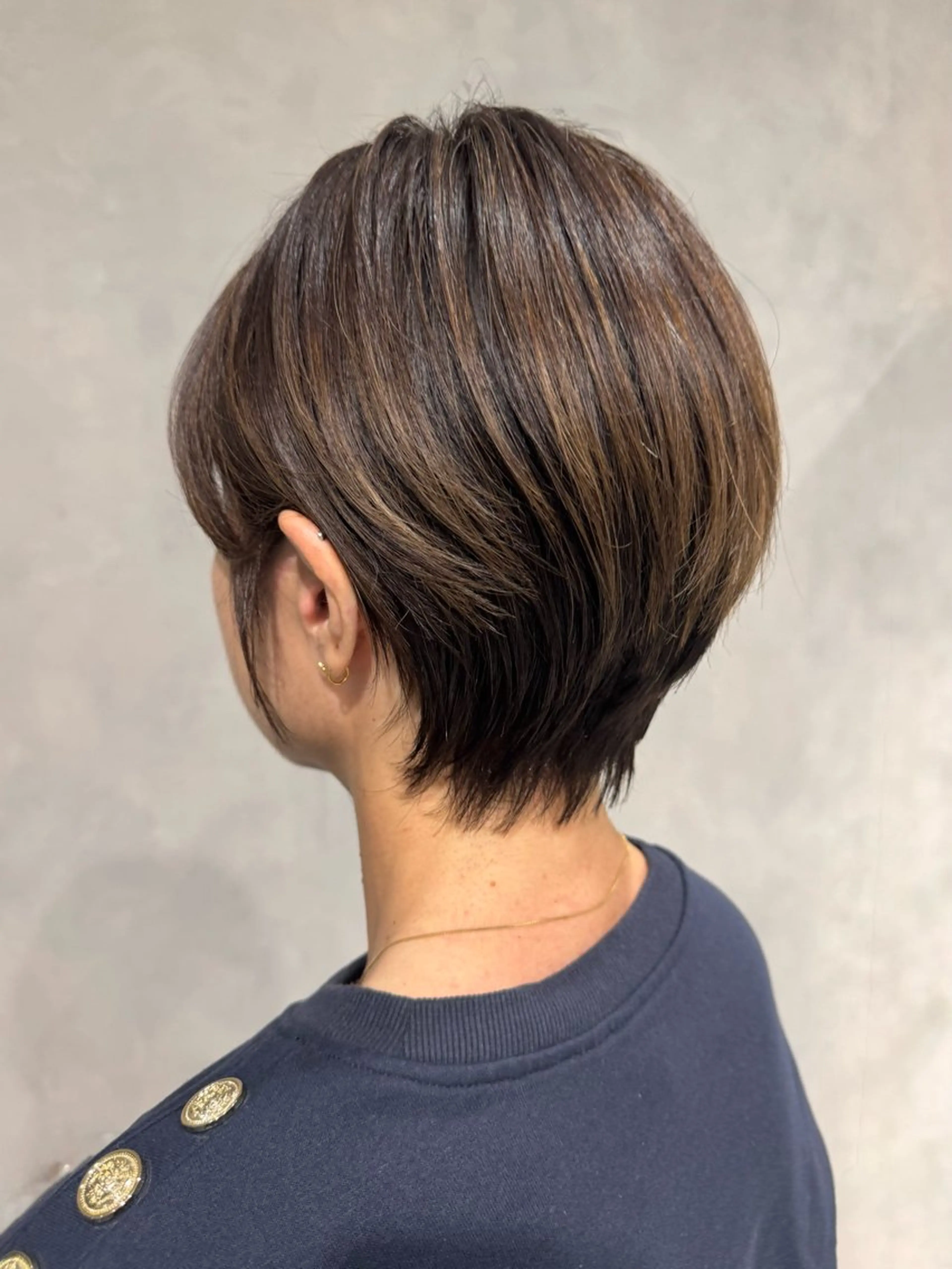 ショート カラー ハイライトカラー ハイライト 清水 洋孝のヘアスタイル