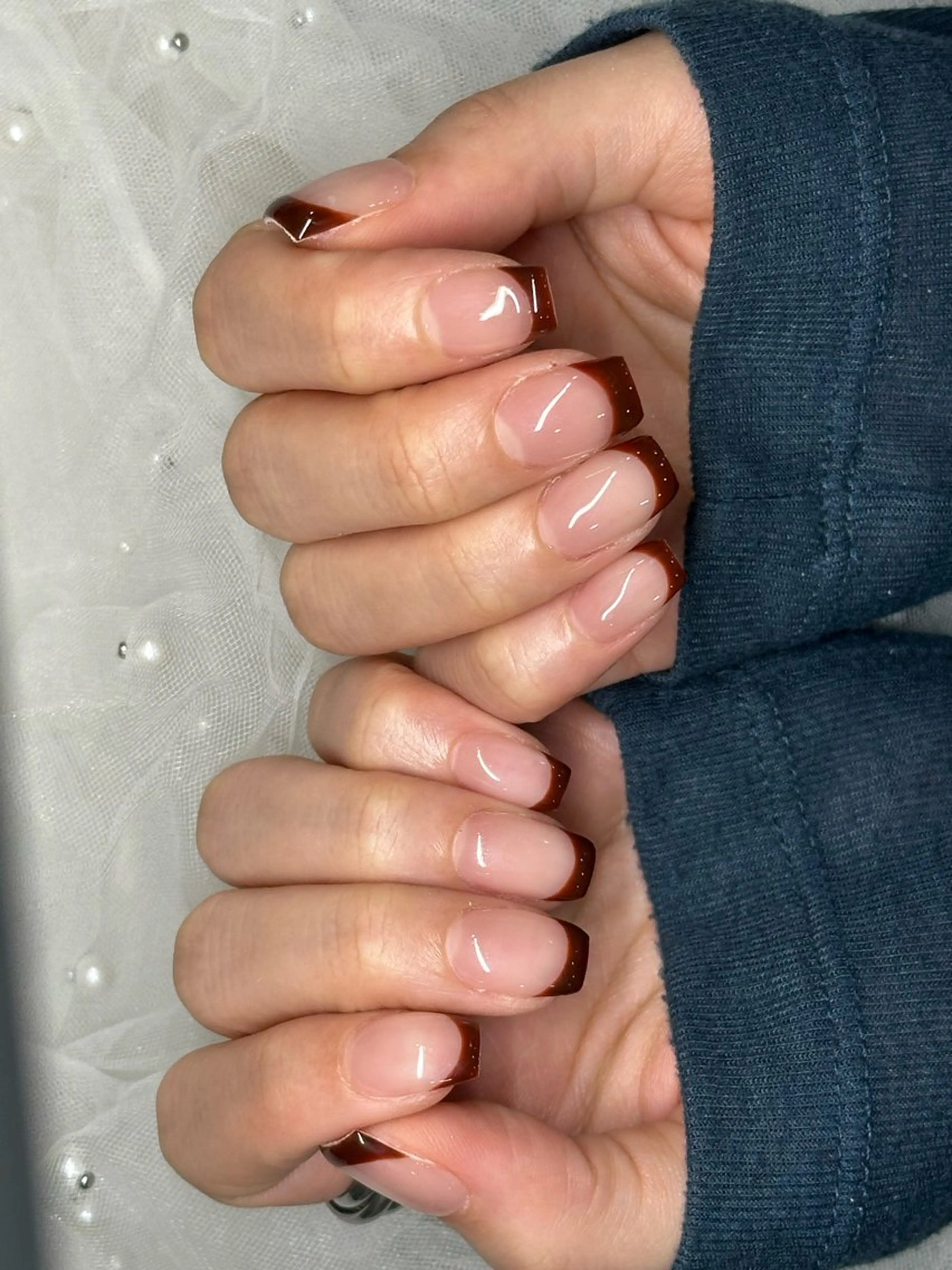 フレンチネイル💅(ジェルオフ+550円)の写真