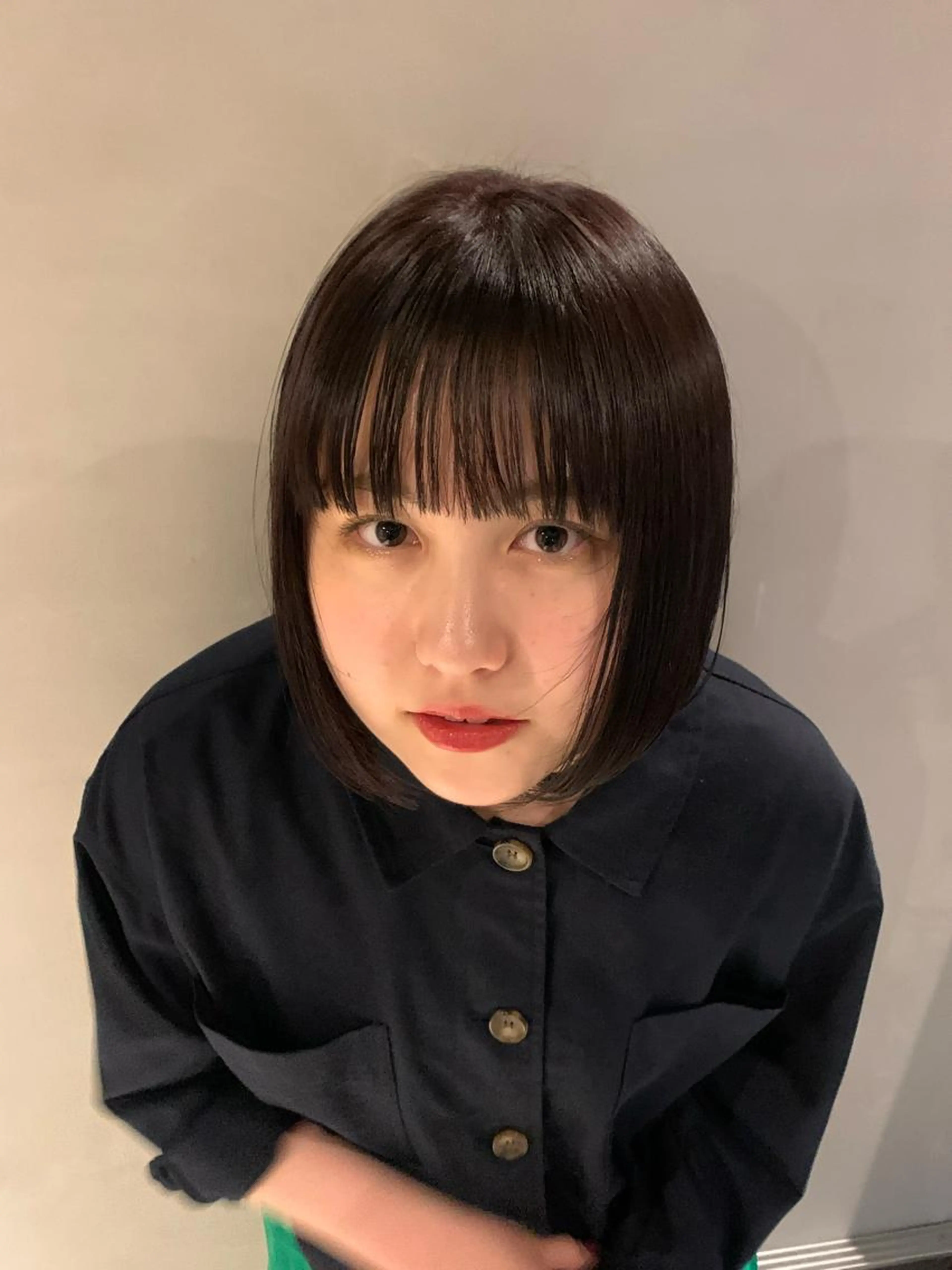 【🌔ミニモモデル価格🪐】前髪cut＋ポイントストレートパーマの写真