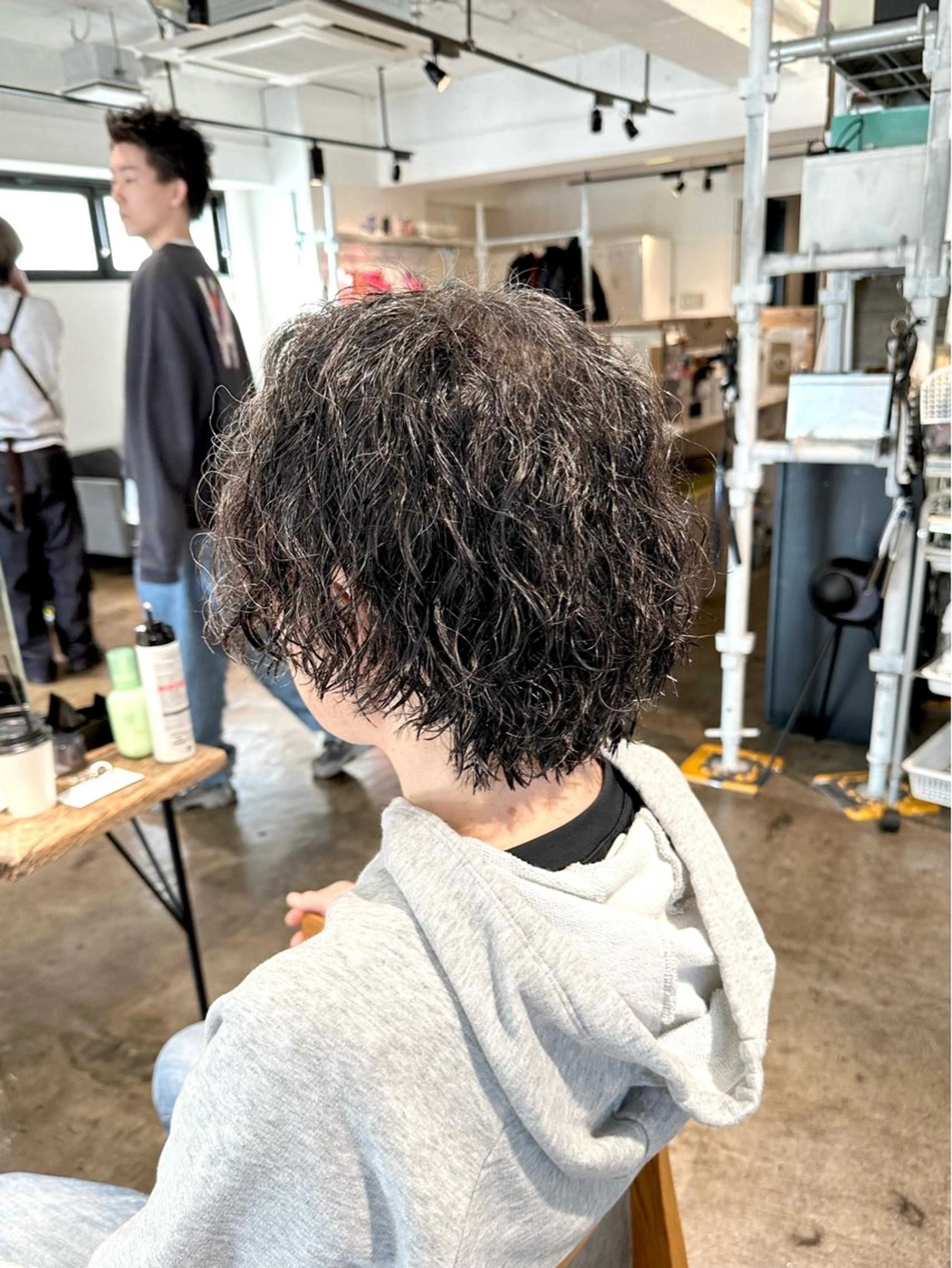 メンズ メンズパーマ メンズウルフカット ウルフカット カット パーマ トリートメント 骨格補正施術/メンズ 専門美容師/YUYAのヘアスタイル