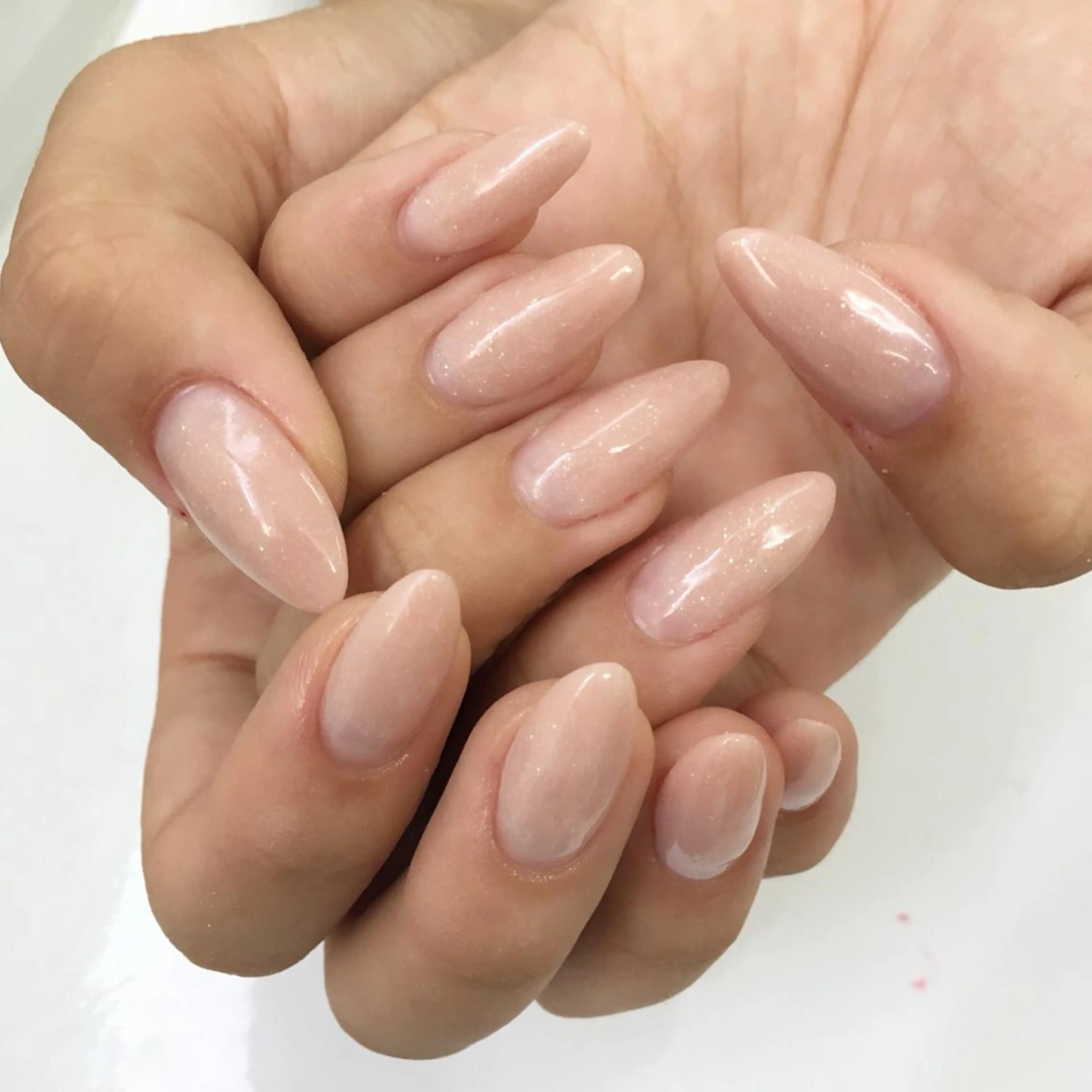 ネイル グラデーション ラメ(グリッター) ラメグラデーション スカルプネイル SHINE NAILのネイルデザイン