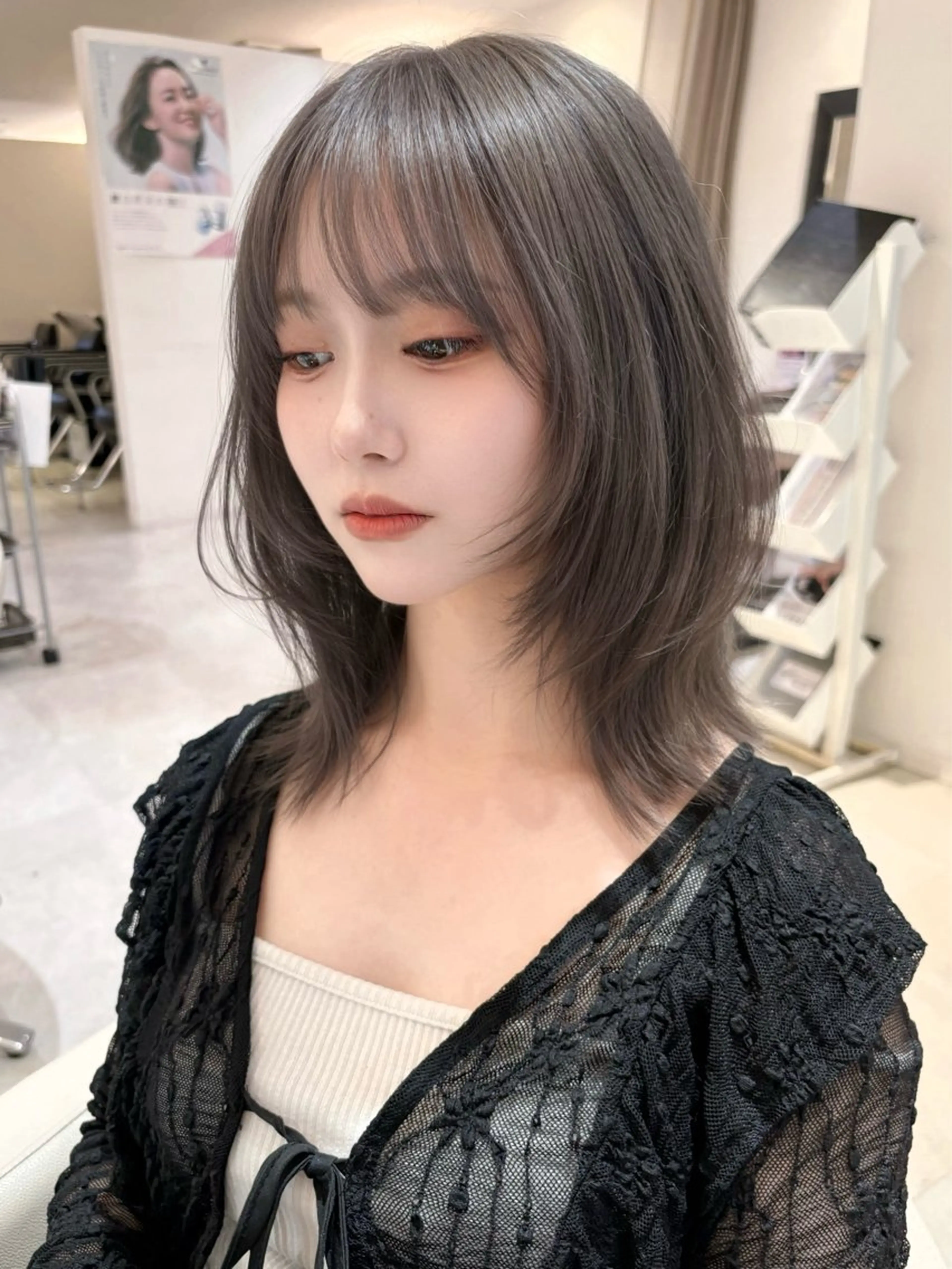 ミディアム 小顔カット/レイヤー 【WiLL】加藤のヘアスタイル