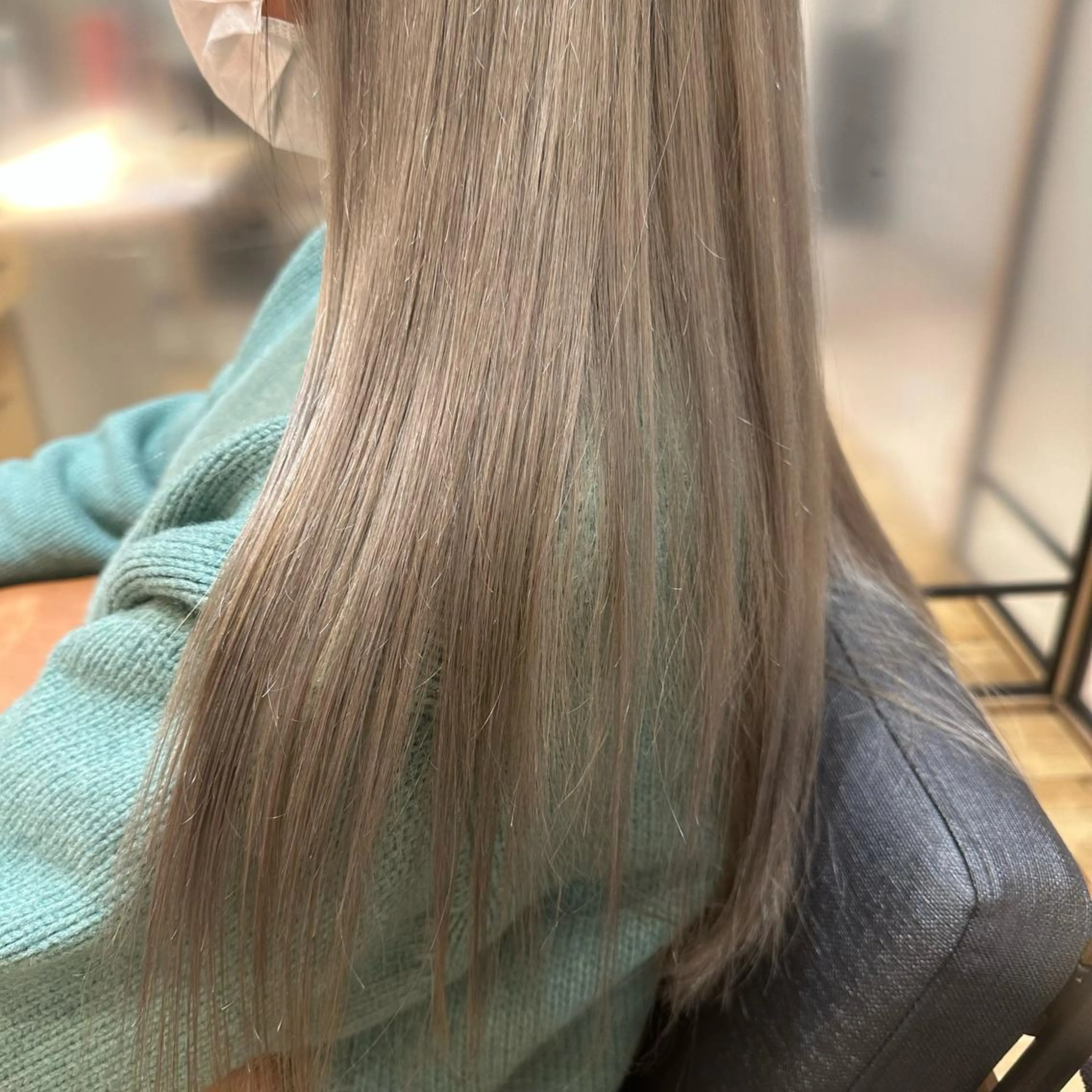 ロング カラー ブリーチ ケアブリーチ ヘアカラー トリートメント Nao 【EIGHT札幌】のヘアスタイル