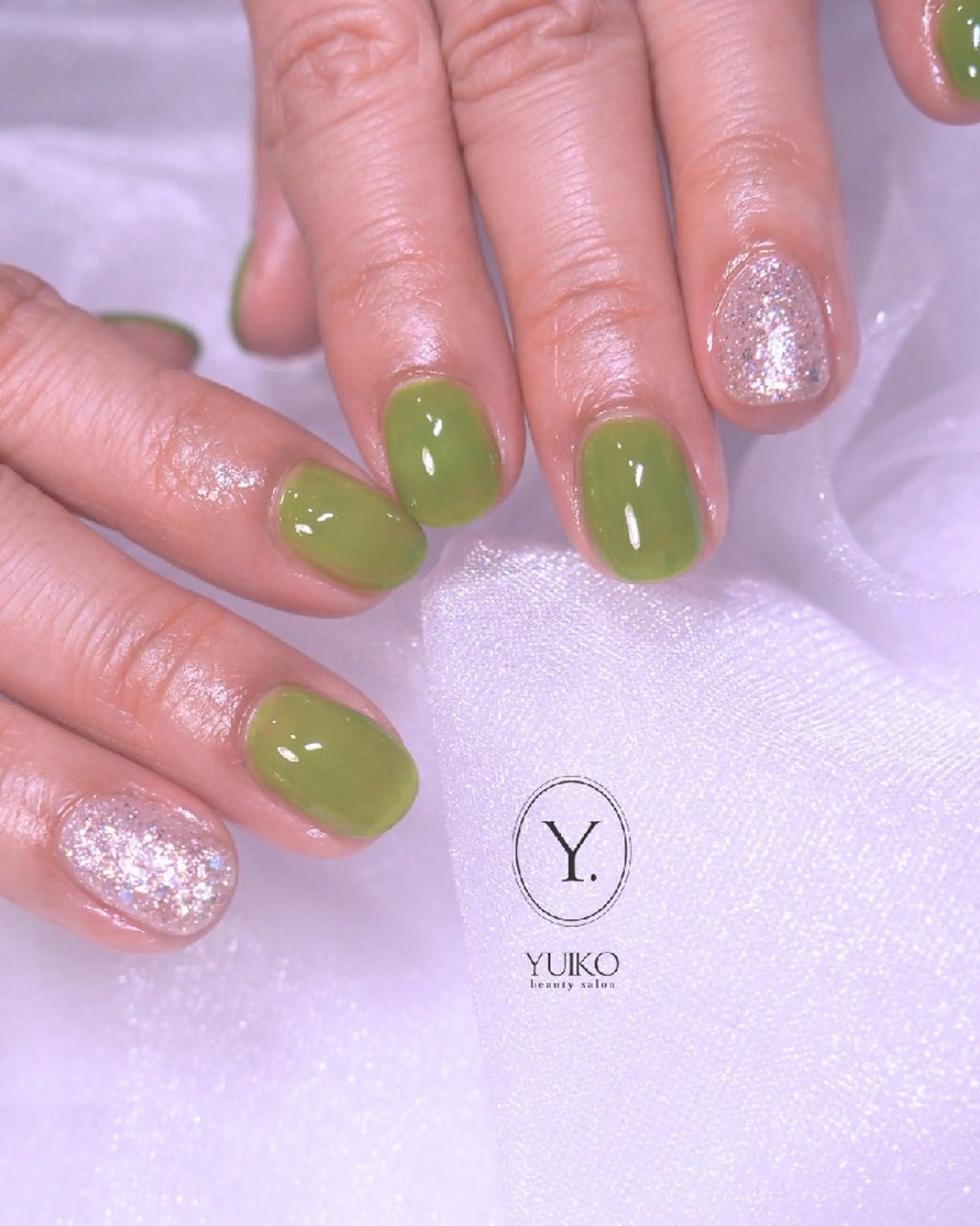 ネイル ワンカラーネイル 春ネイル ハンドネイル YUIKO _nail のネイルデザイン
