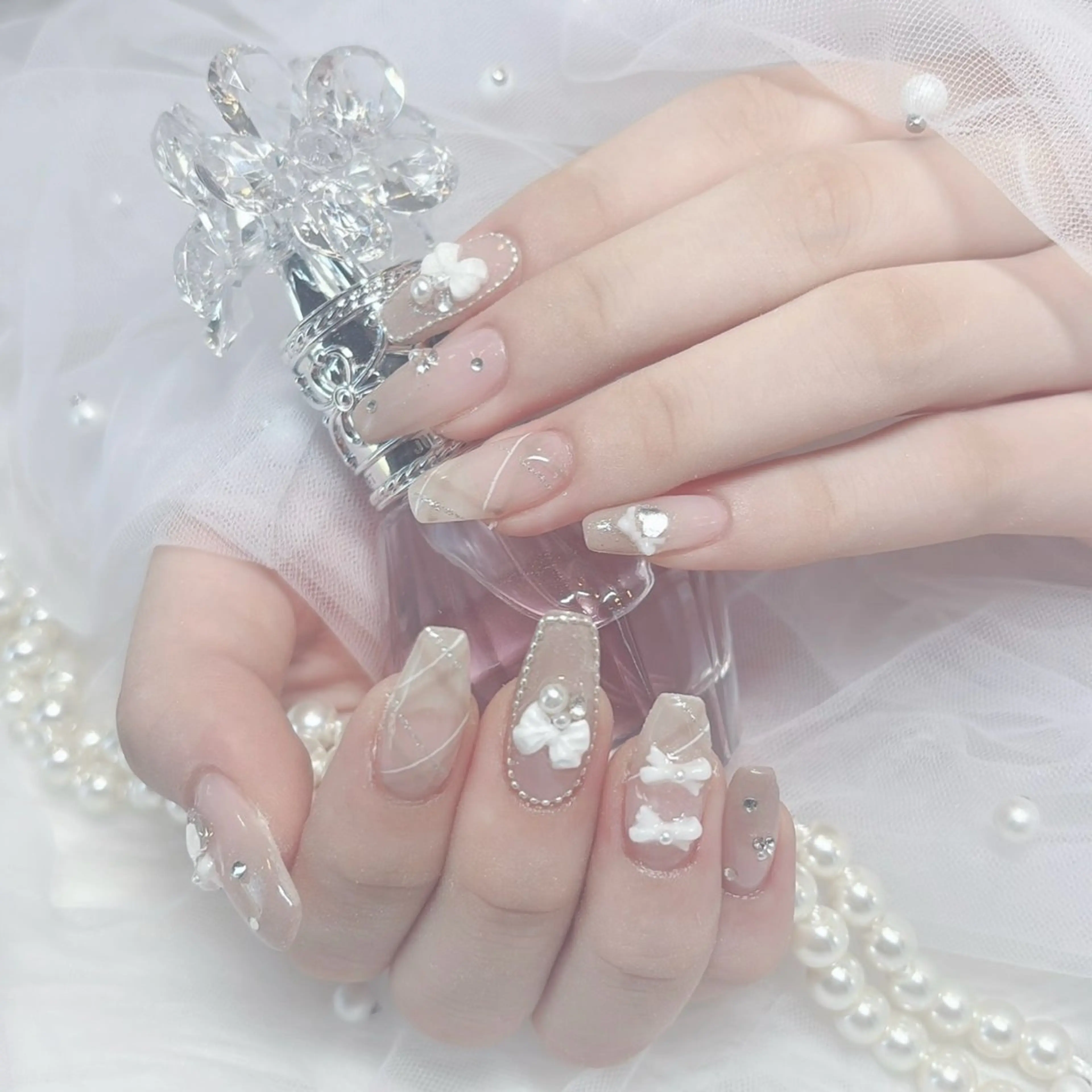 ネイル ブラウン ハンドネイル aba nail ♡ akuaのネイルデザイン