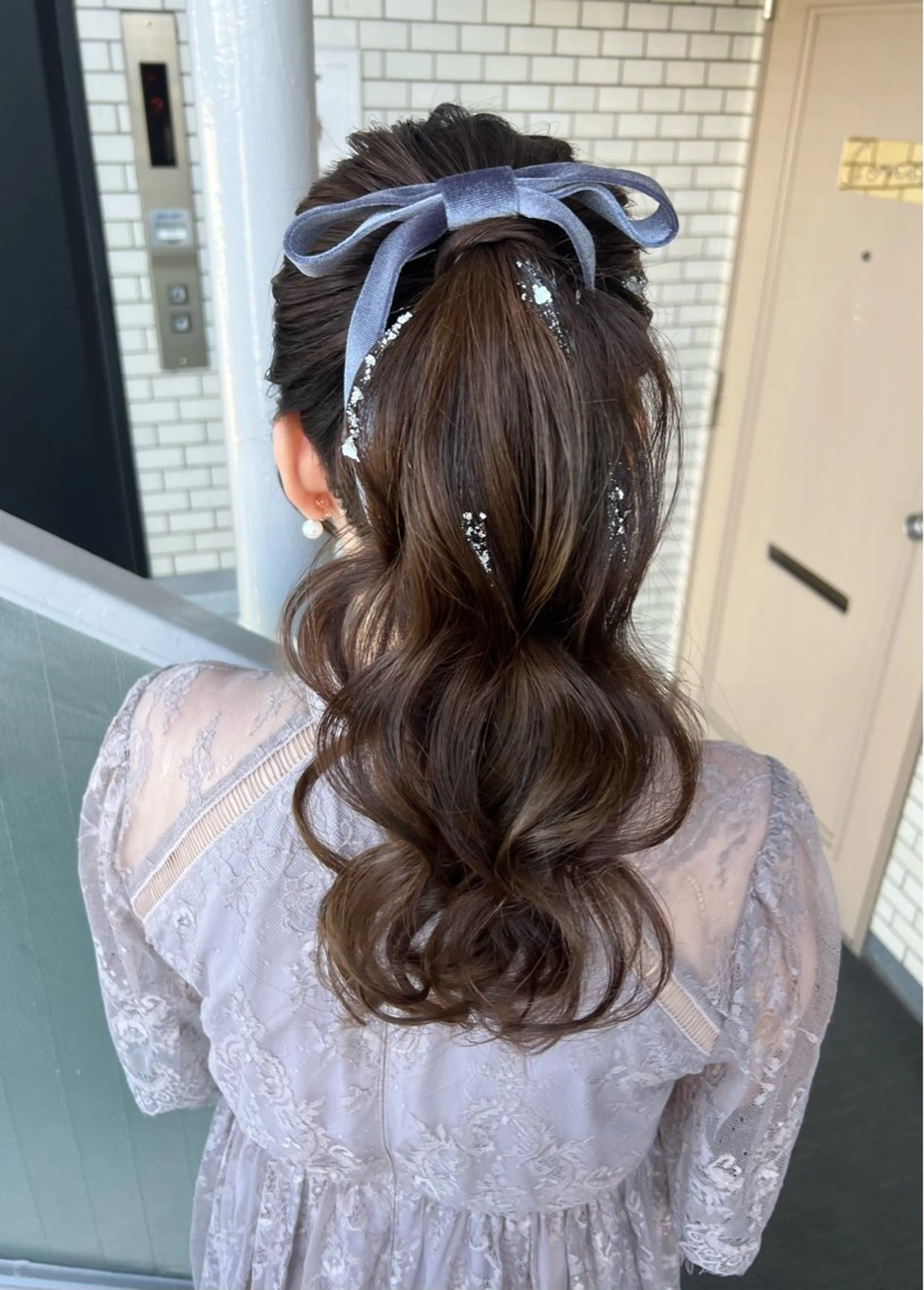 ヘアアレンジ ポニーテール ヘアセット 大人可愛いヘアメイク 💋🧚‍♀️しずかのヘアスタイル