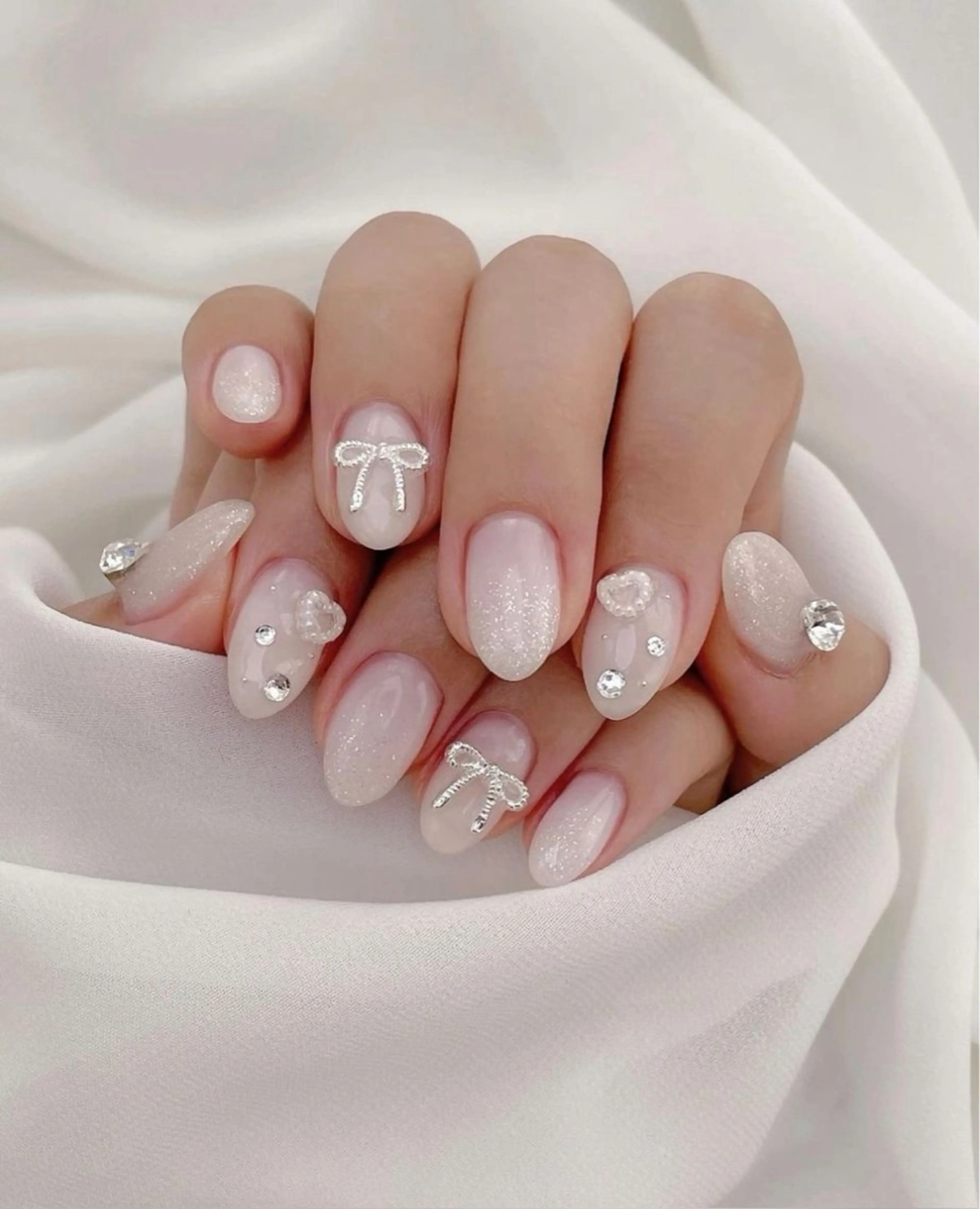 ネイル アートネイル フレンチネイル ジェルネイル 韓国ネイル 持ち込み ボニー Coco nailのネイルデザイン