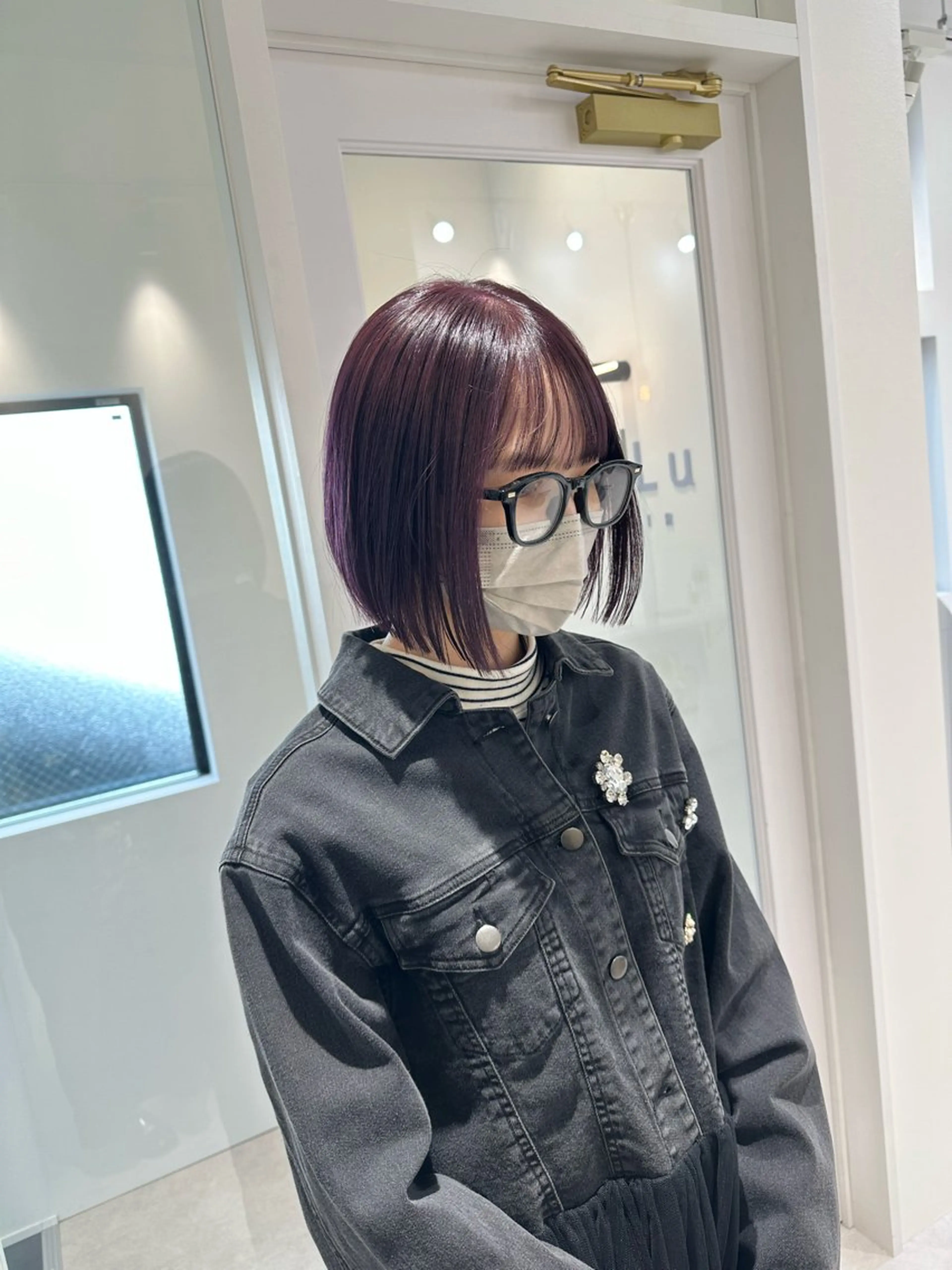 ショート カラー パーマ お洒落パーマ/ 艶カラー/michiのヘアスタイル