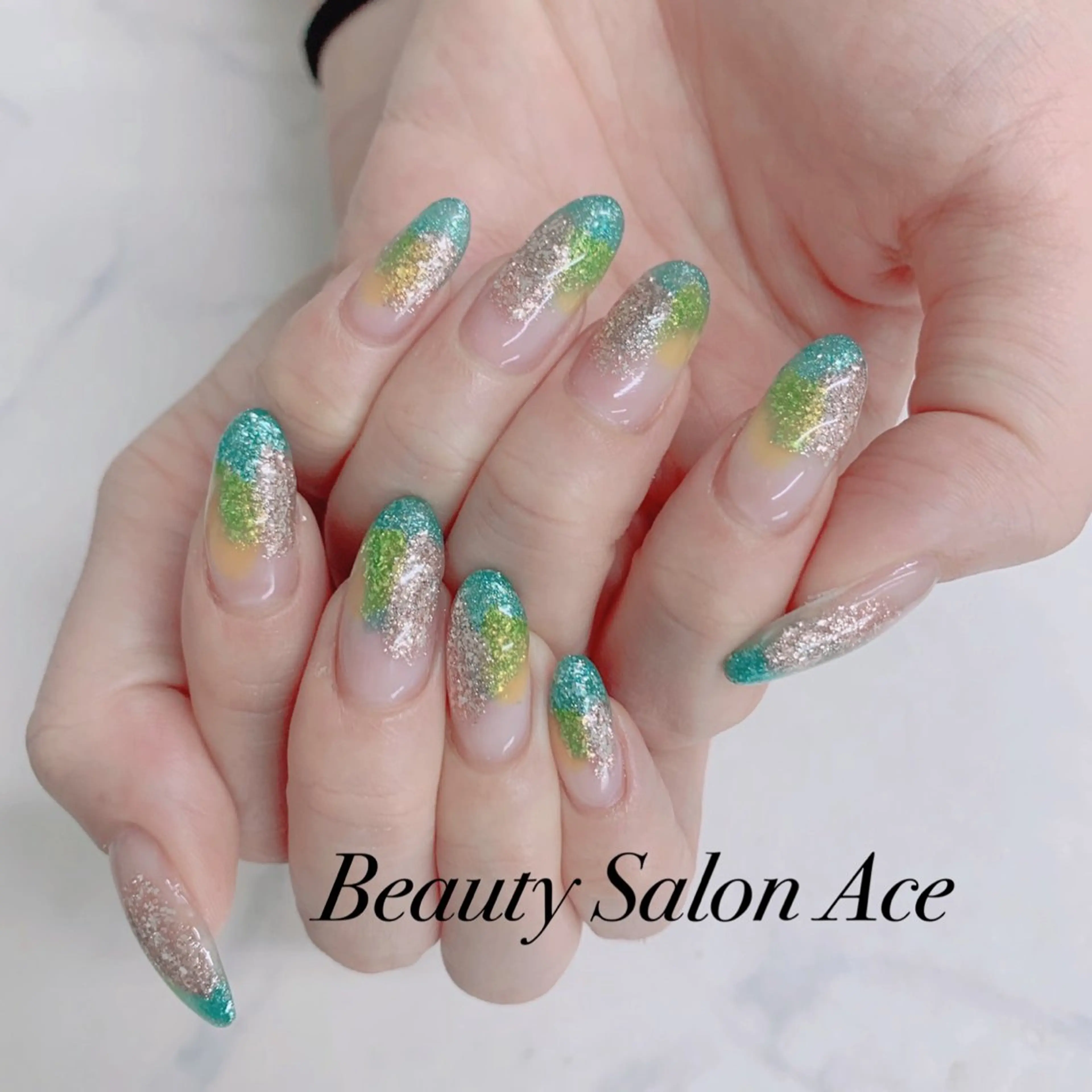 ネイル メンズネイル ハンドネイル ハンドケア Beauty Salon Ace（ネイルサロン　エース）所属・池袋フィルイン Ace♡長さだしのネイルデザイン
